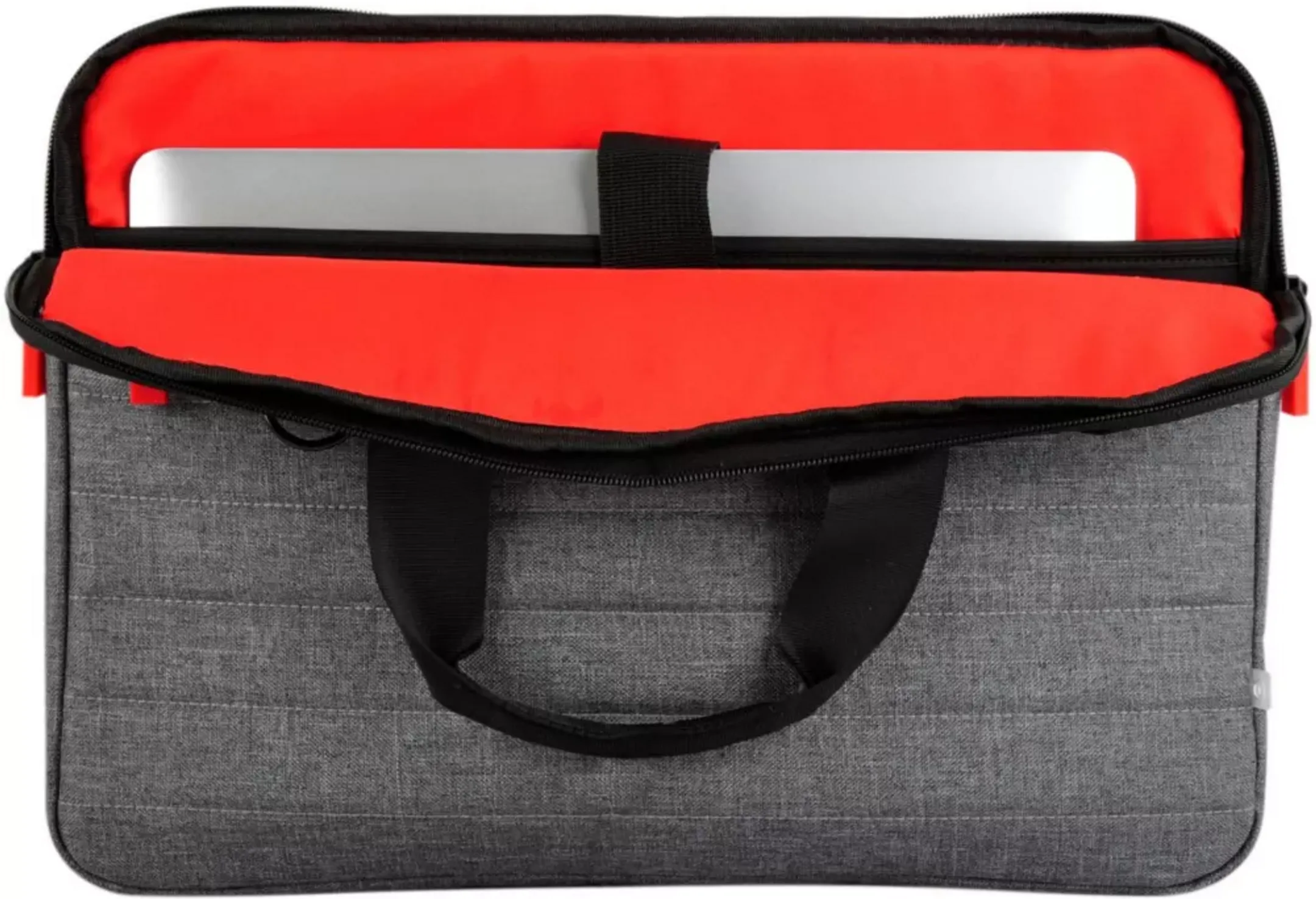 Essentiel-B Sacoche 17'' Classic Gris/Rouge + Souris sans fil image