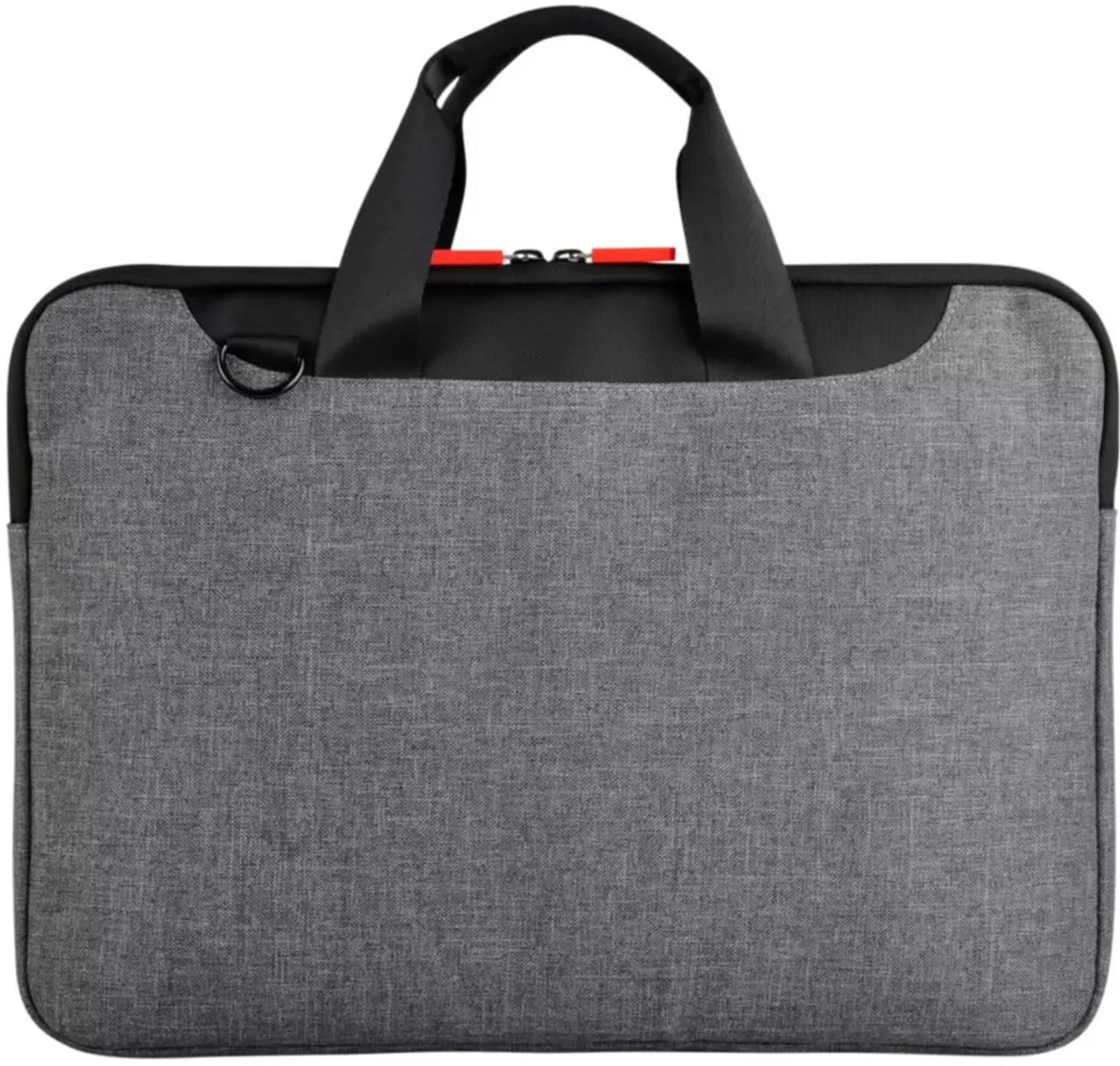 Essentiel-B Sacoche 17'' Classic Gris/Rouge + Souris sans fil image