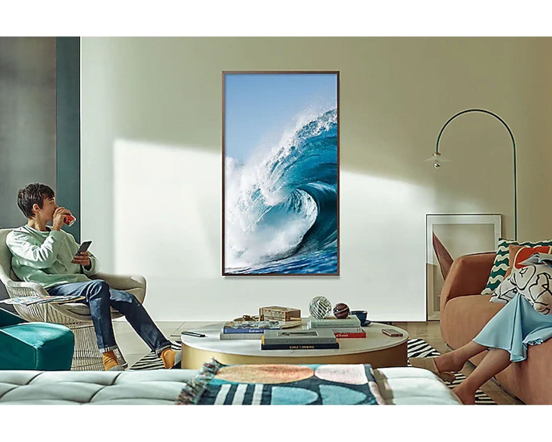 Samsung Auto Rotating Wall Mount 55" - 65" televisie beugel - Muur image