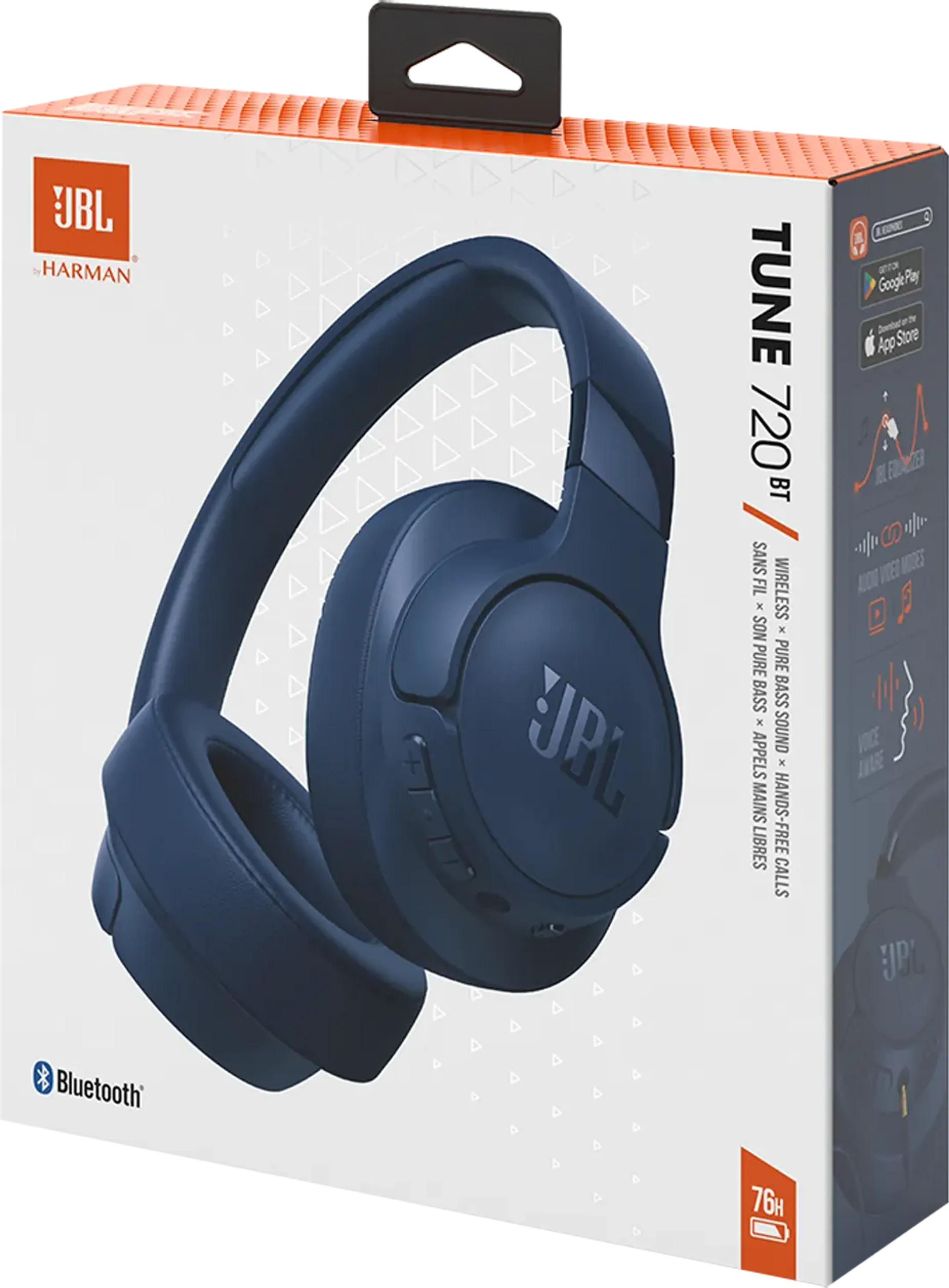 JBL Casque sans fil Tune 720BT - Bleu image