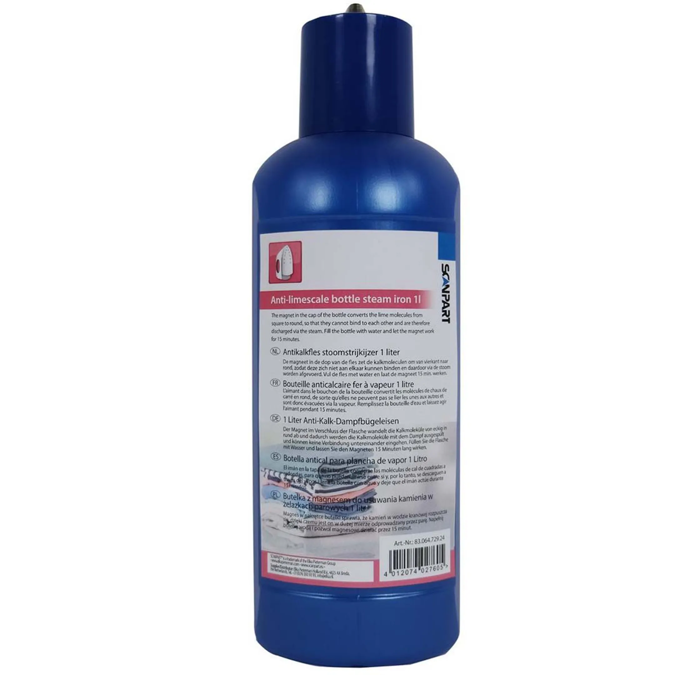 Anti-kalk fles voor het strijken 1L