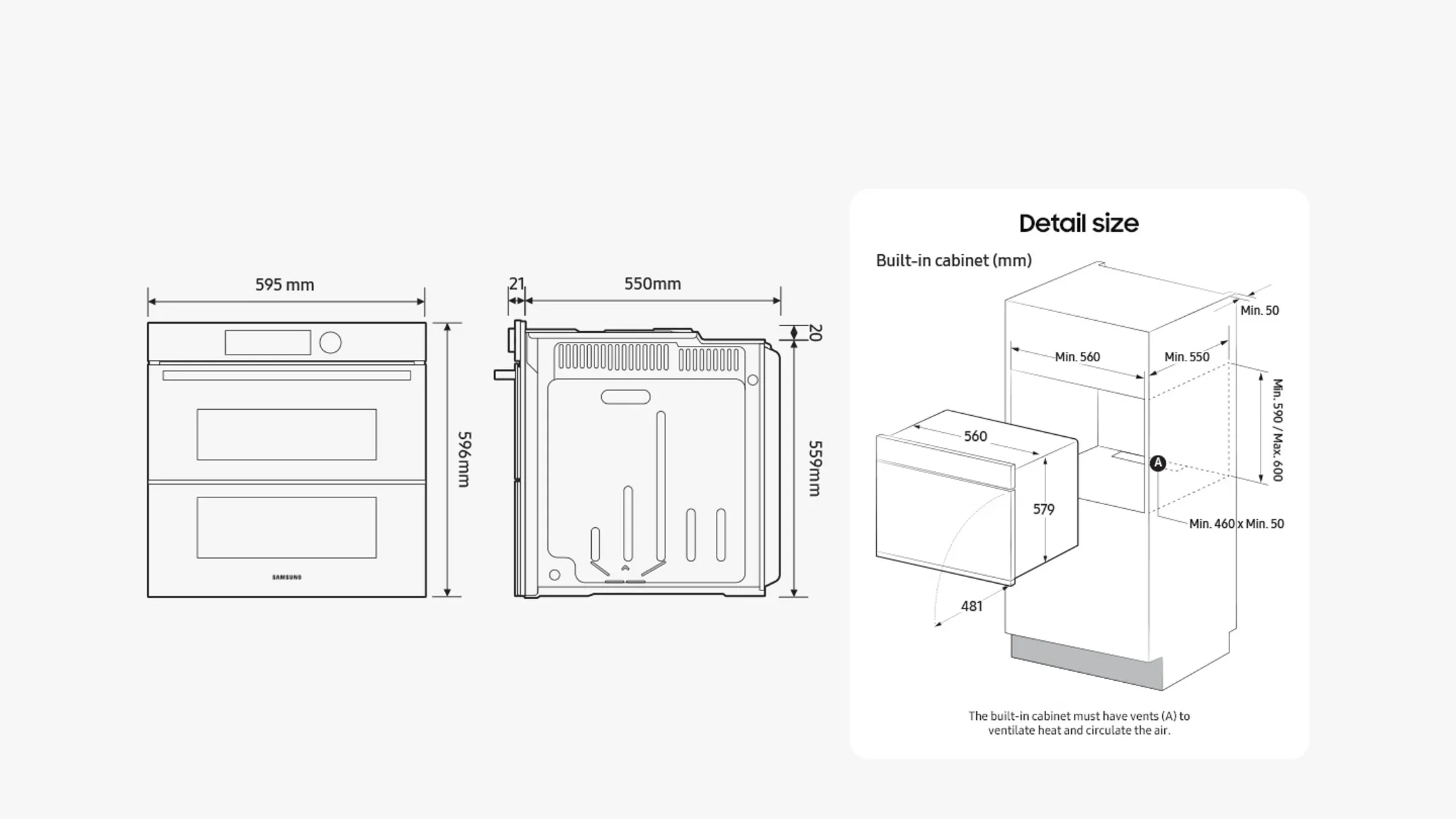Samsung Inbouw oven NV7B5755SAK Dual Cook Flex image
