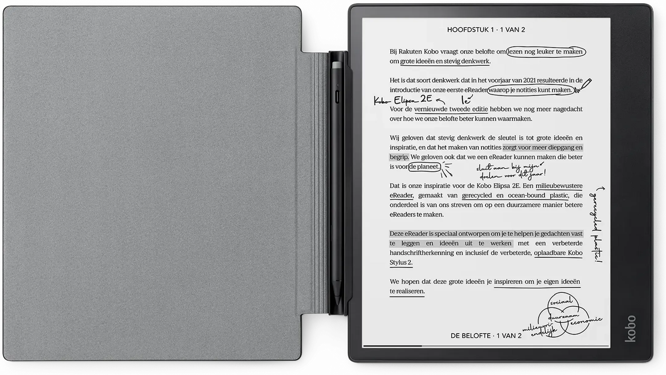 Kobo Étui SleepCover pour Elipsa 2E - Noir image