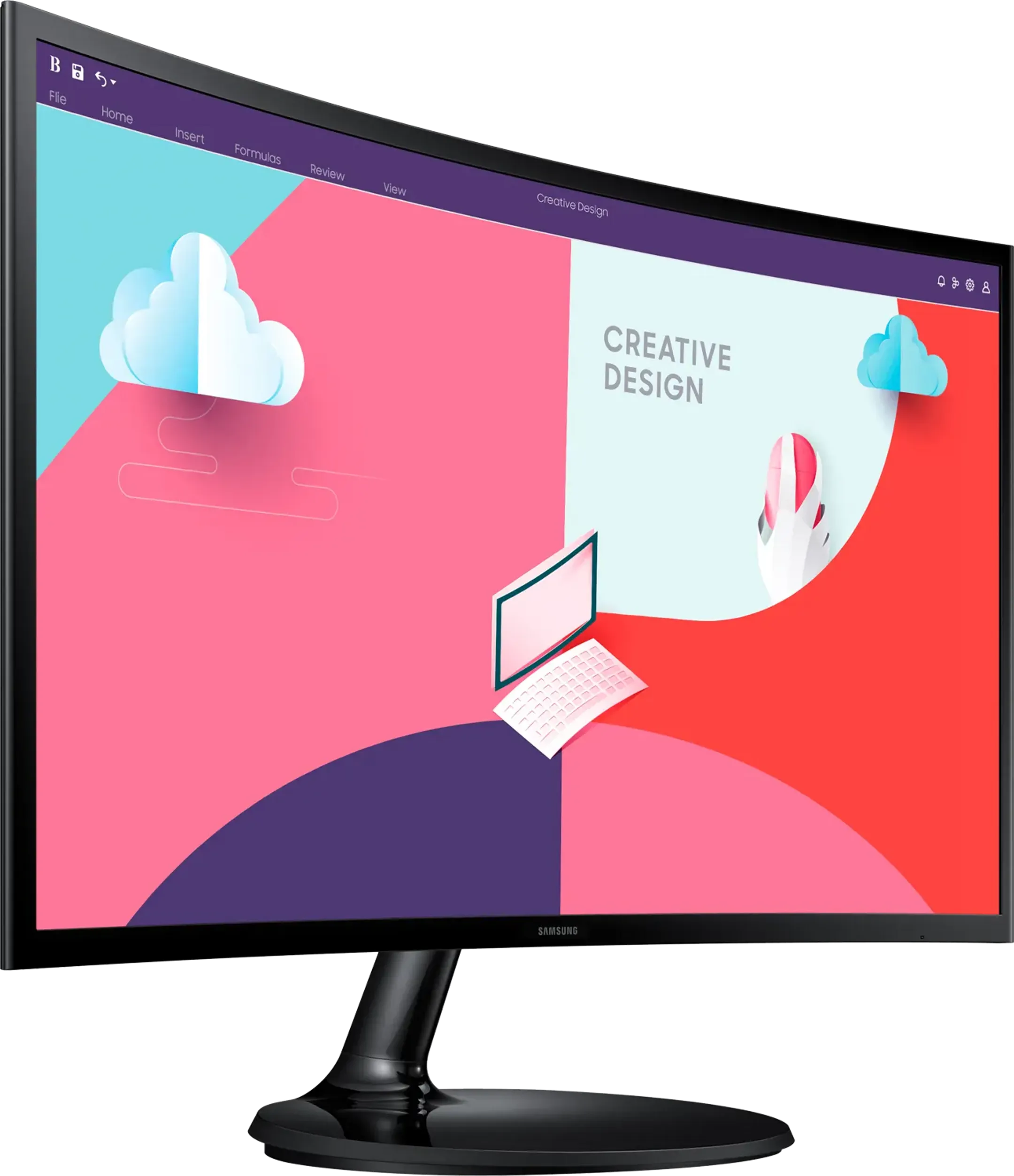 Samsung 24" Curved monitor LS24C360EAU image