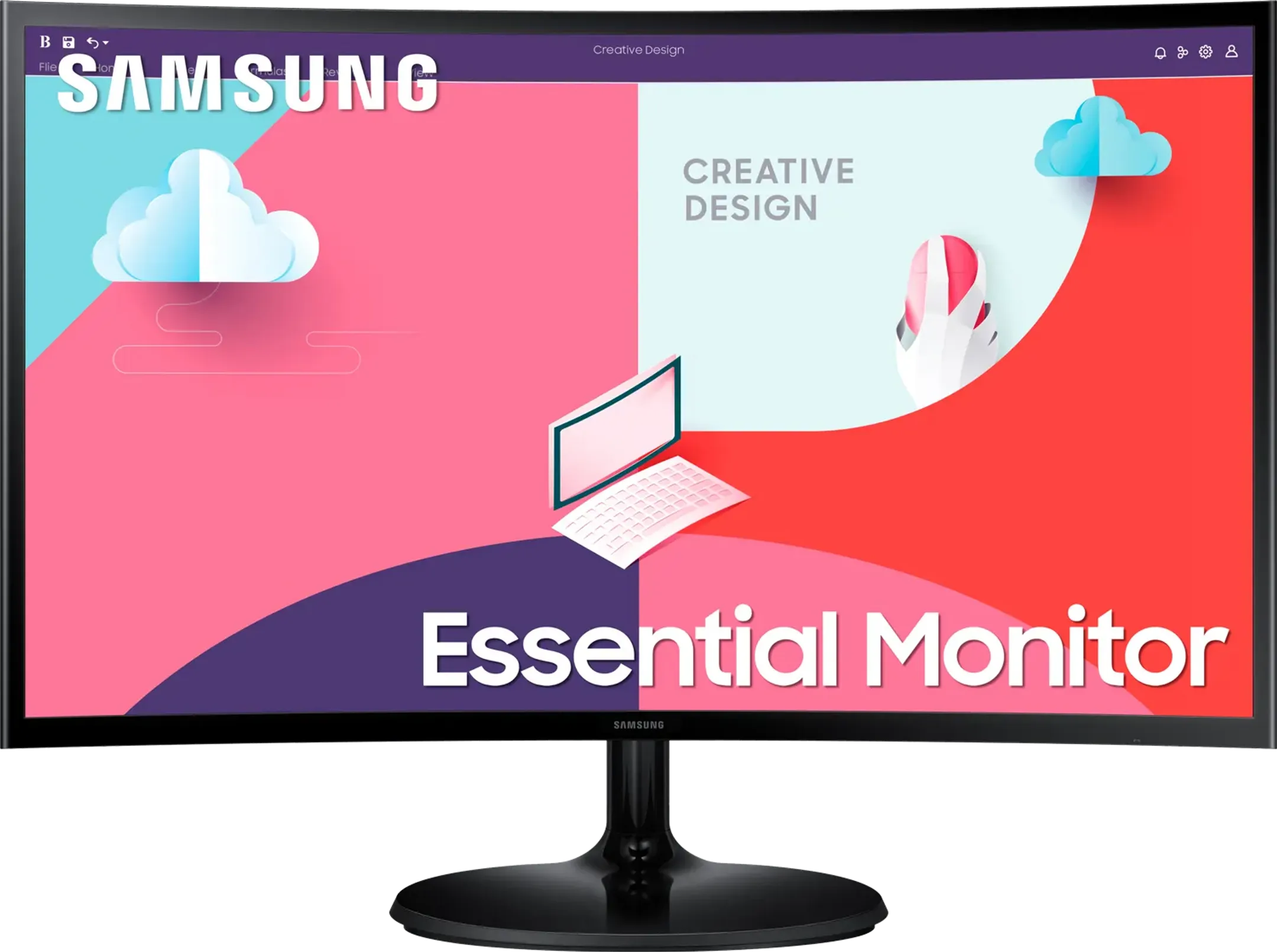 24" Curved monitor LS24C360EAU