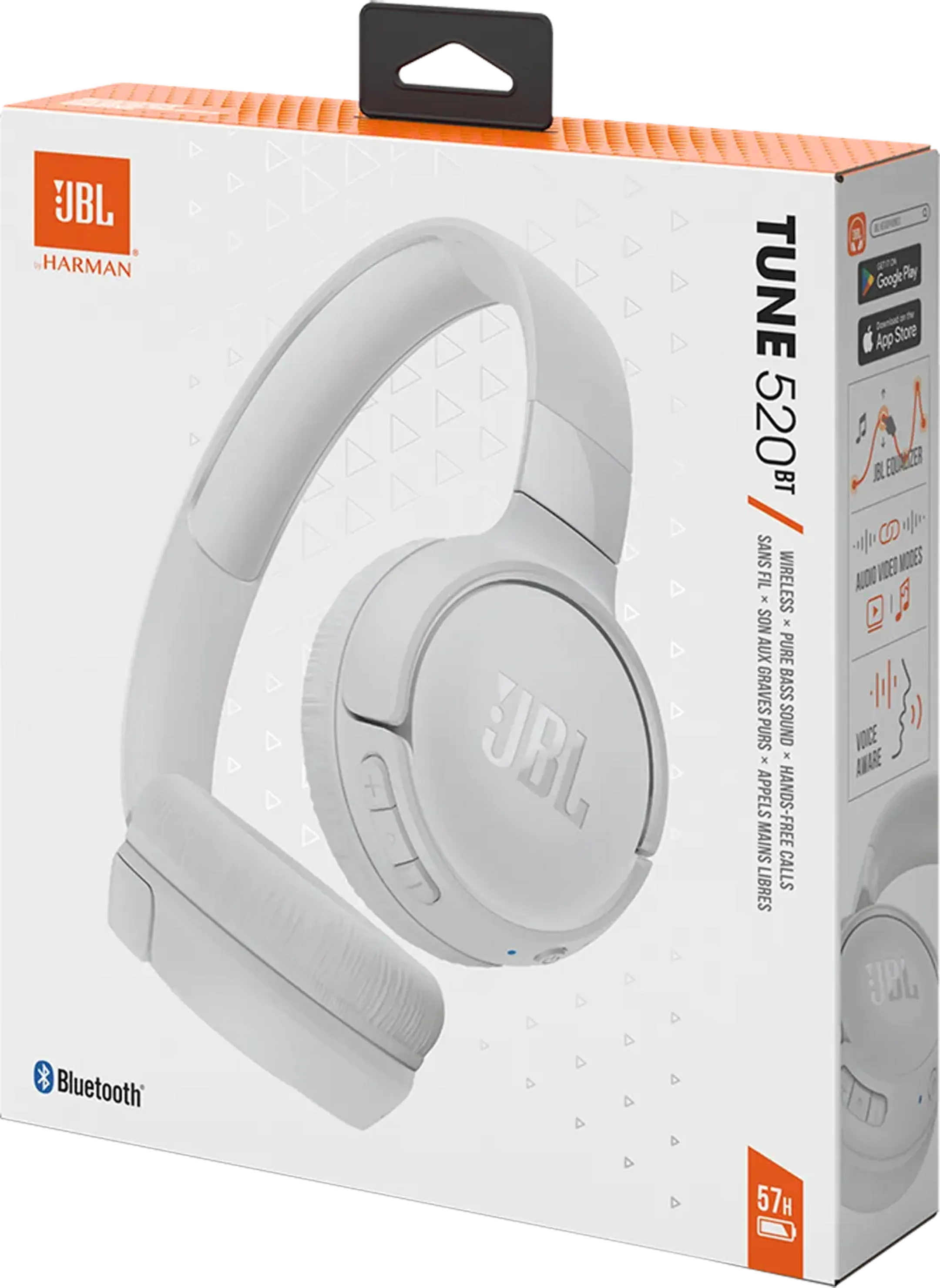 JBL Casque sans fil Tune 520BT - Blanc image