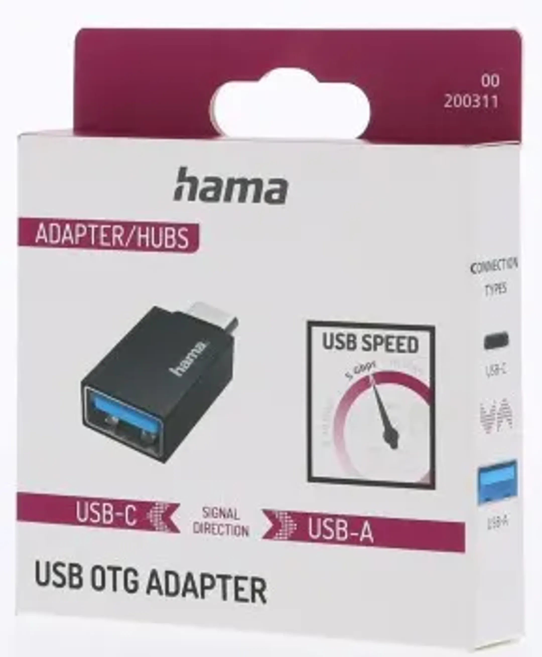 Hama Adaptateur OTG USB C vers USB A image