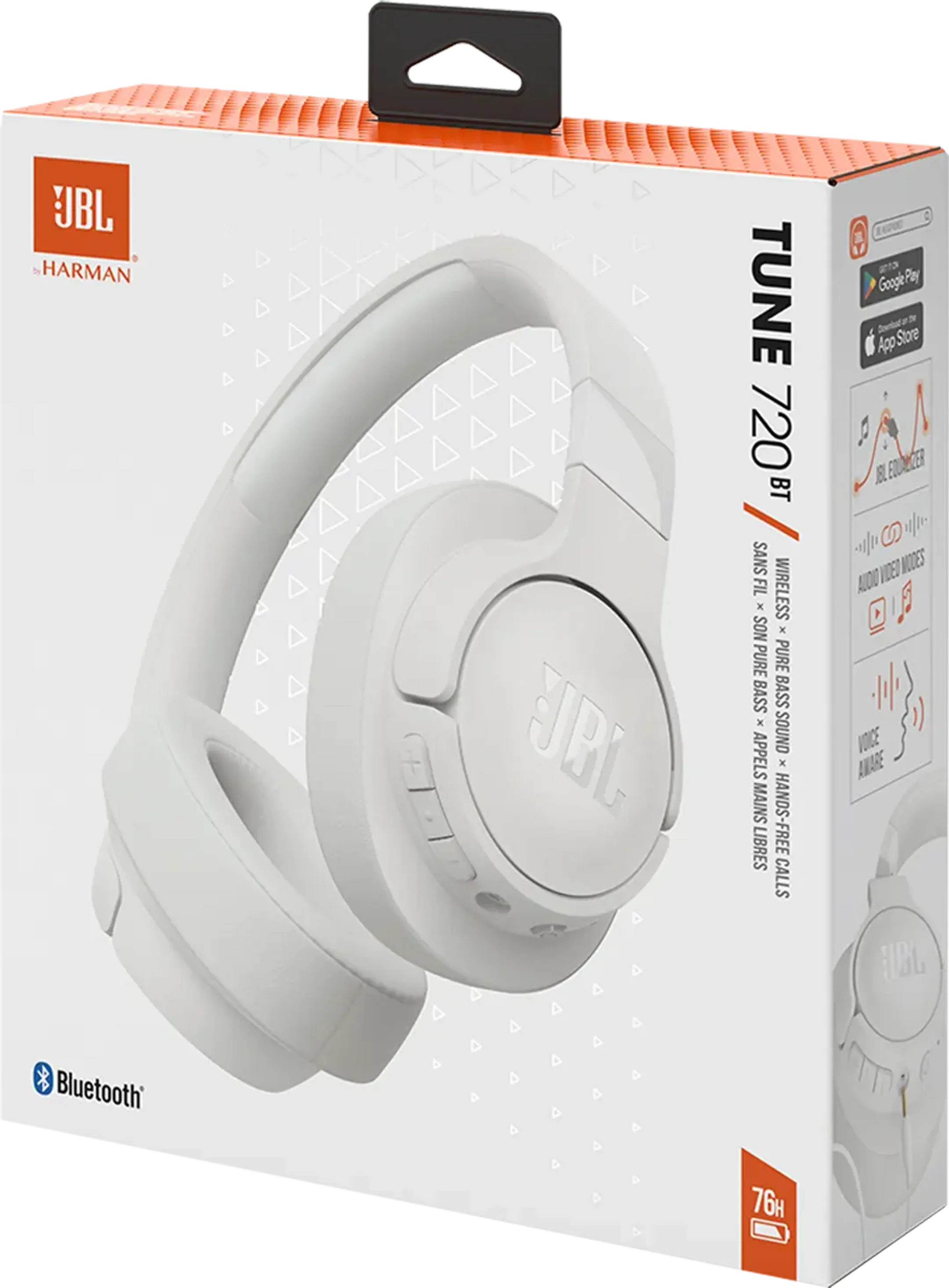 JBL Tune 720BT draadloze koptelefoon - Wit image