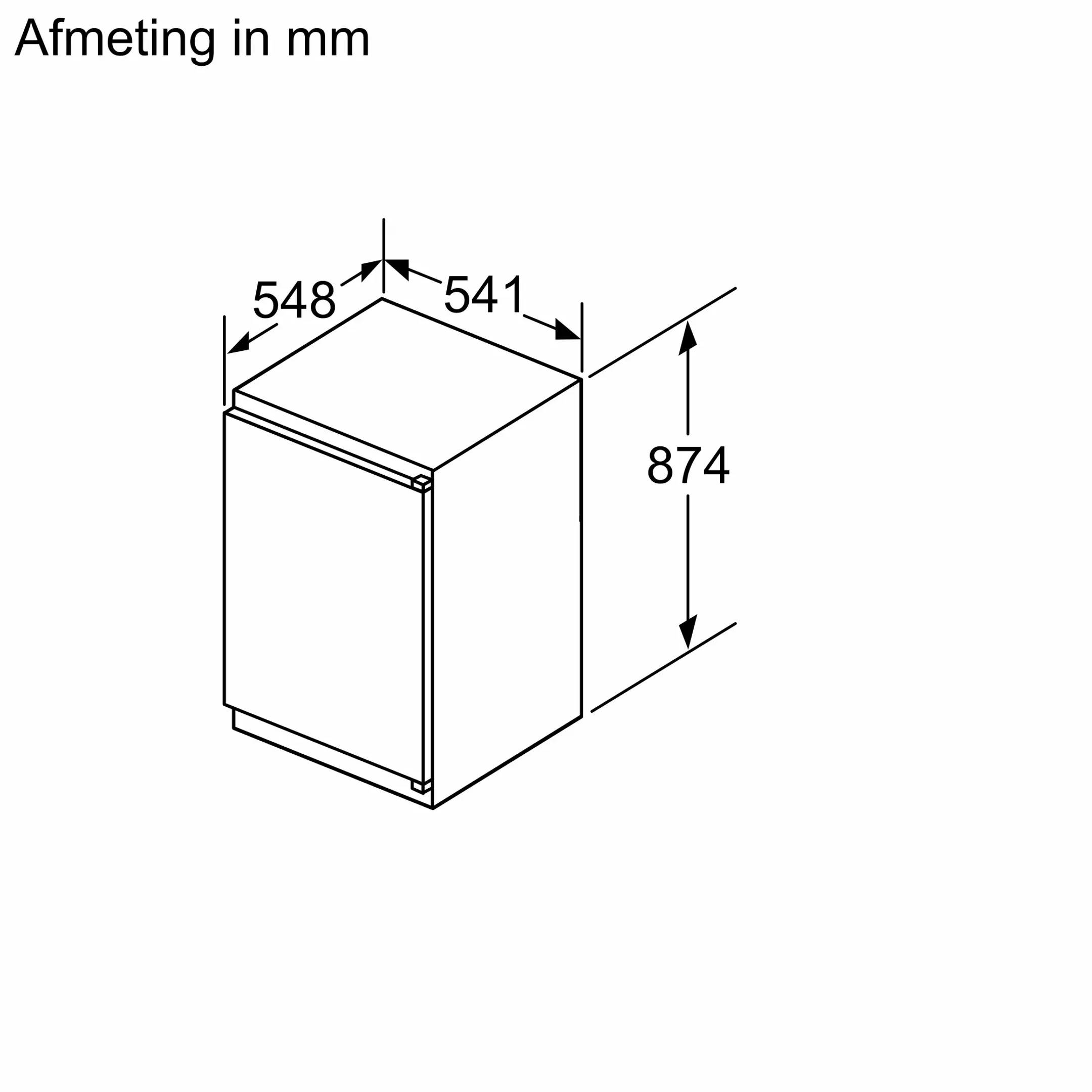Bosch Inbouw koelkast KIL22NSE0 image