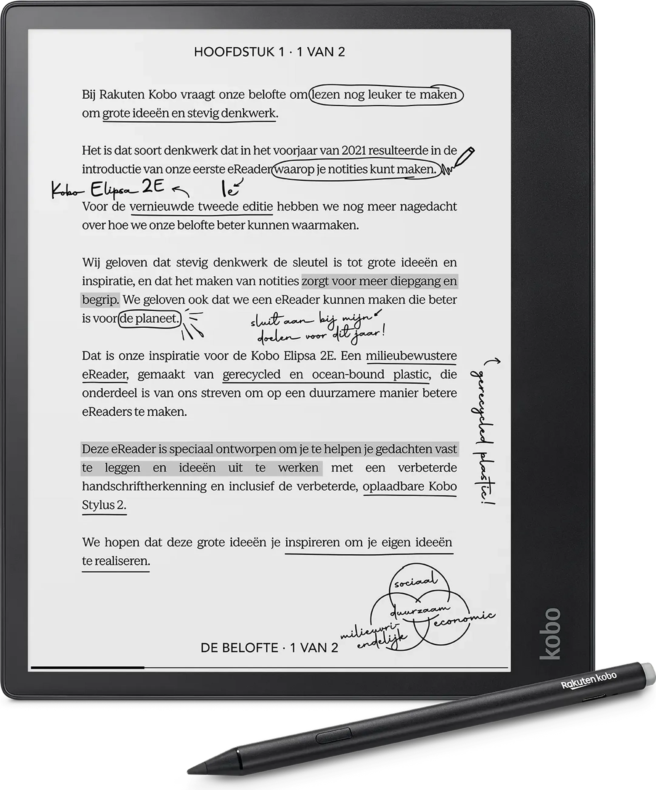 Elipsa 2E e-reader met Stylus 2 - 32 GB
