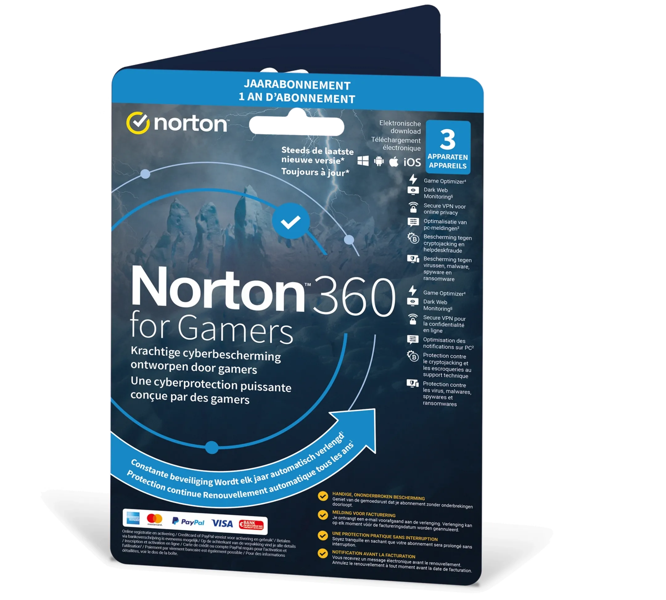 Norton 360 for Gamers - 3 apparaten