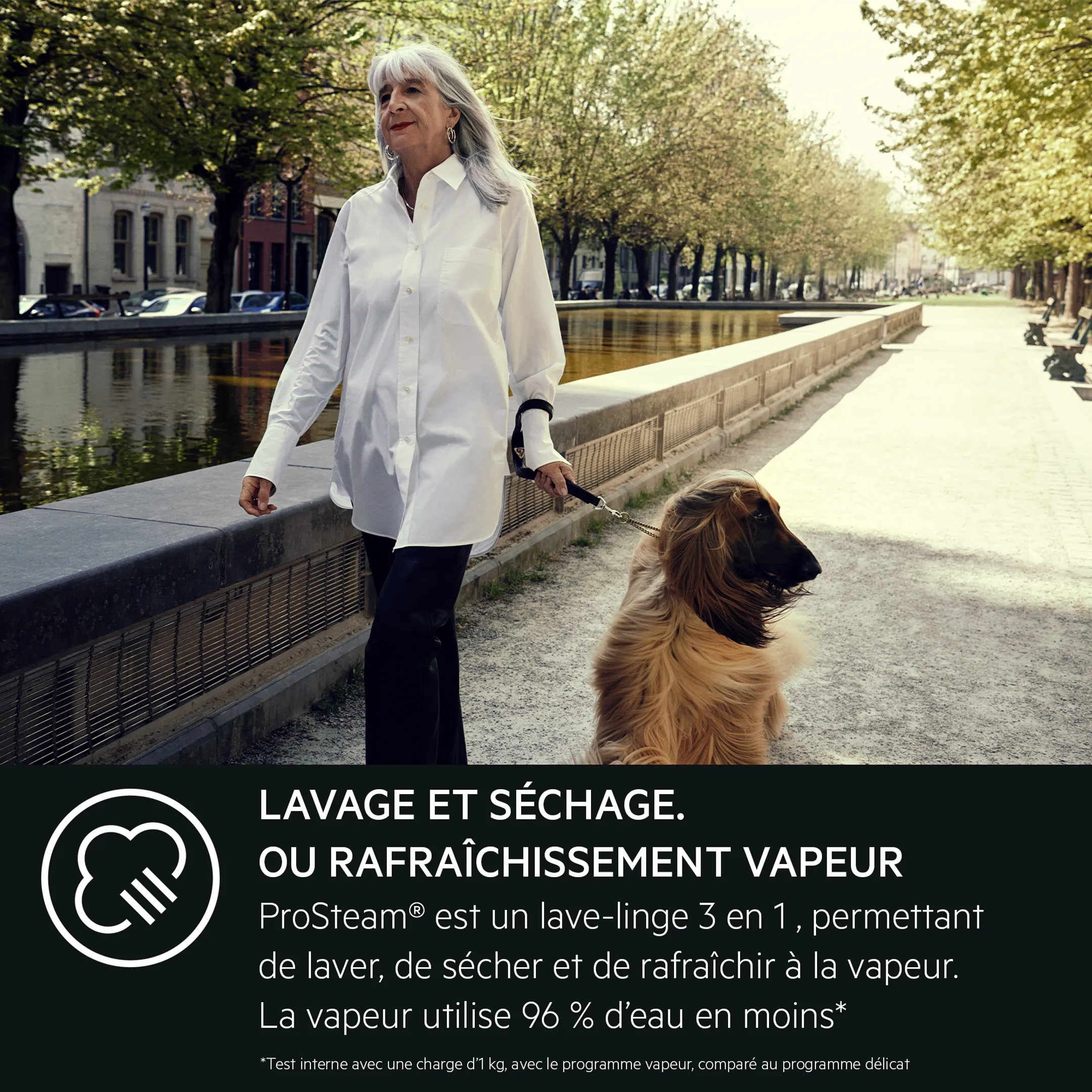 AEG Lave-linge séchant LWR73R842 DUALSENSE image