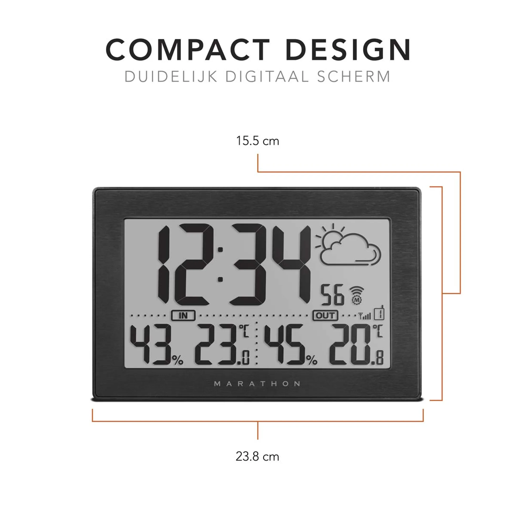 Marathon Panoramisch weerstation - 3 sensoren - Geneva image