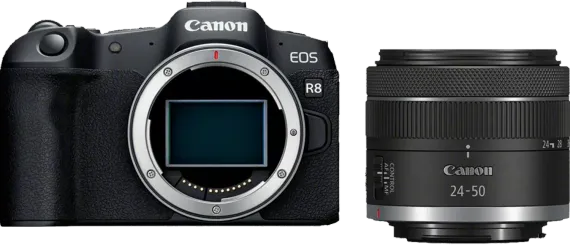 EOS R8 + RF 24 - 50 mm f/4.5 - 6.3 IS STM