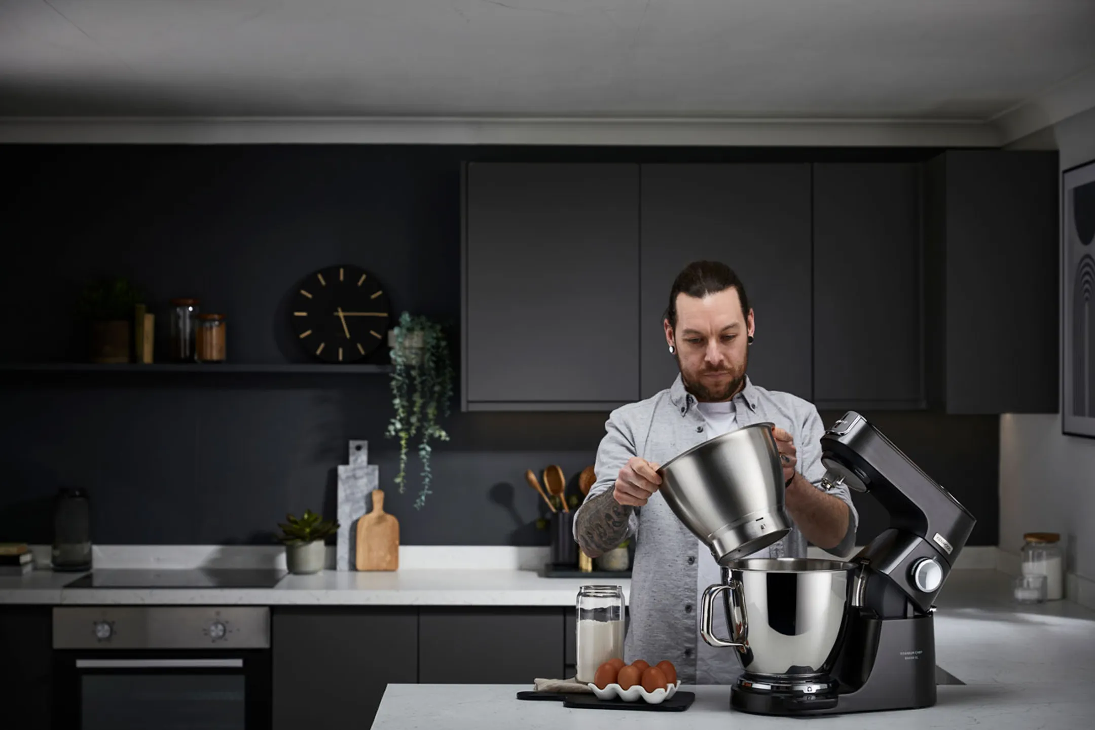 Kenwood Robot de cuisine Titanium Chef Baker XL avec balance intégrée KVL85.004BK image