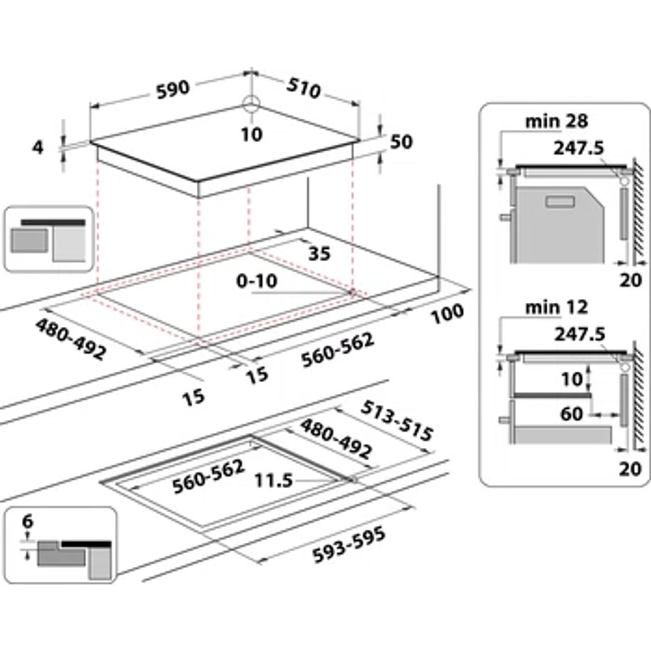 Whirlpool Taque induction WF S3660 CPNE CleanProtect image