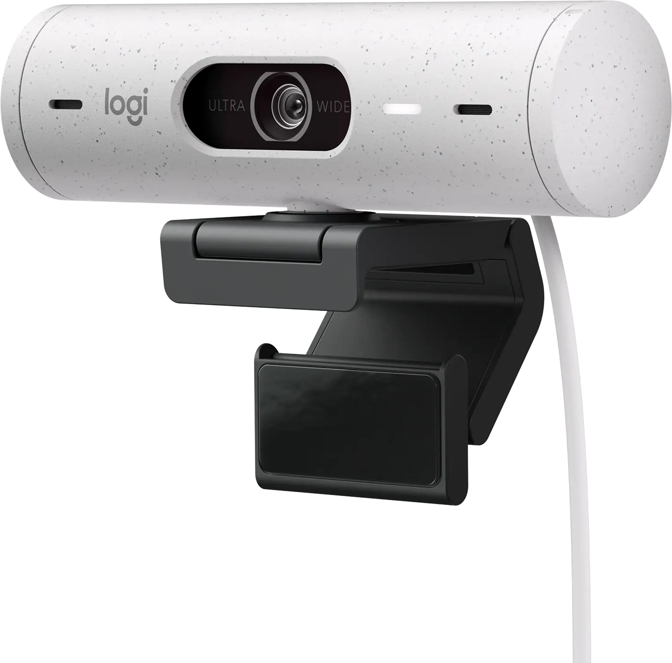 Webcam Full HD Brio 500 avec cadrage automatique et correction luminosité - Blanc