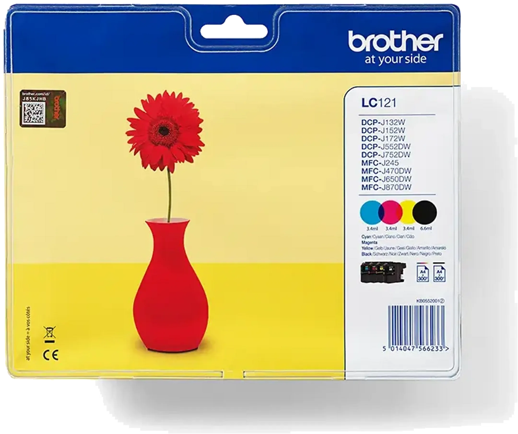 4 couleurs LC-121VALBP Value Pack