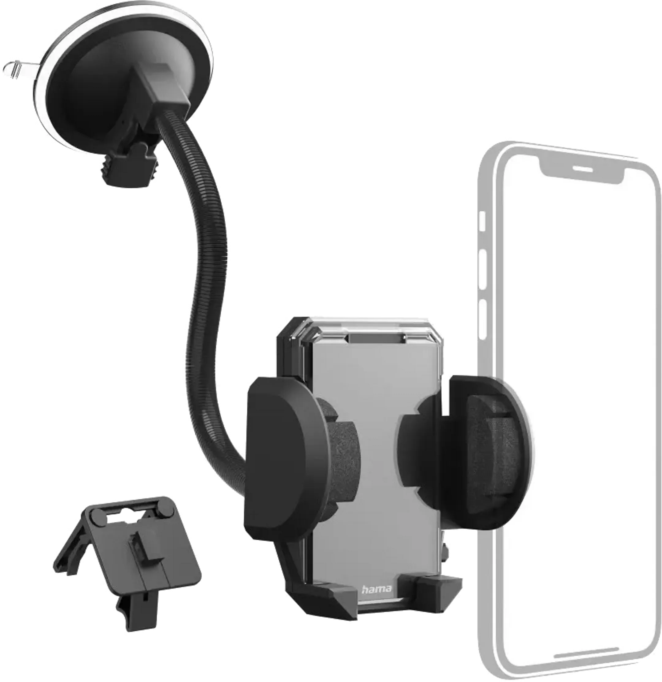 Support smartphone Multi (4 - 11 cm) avec cadre photo