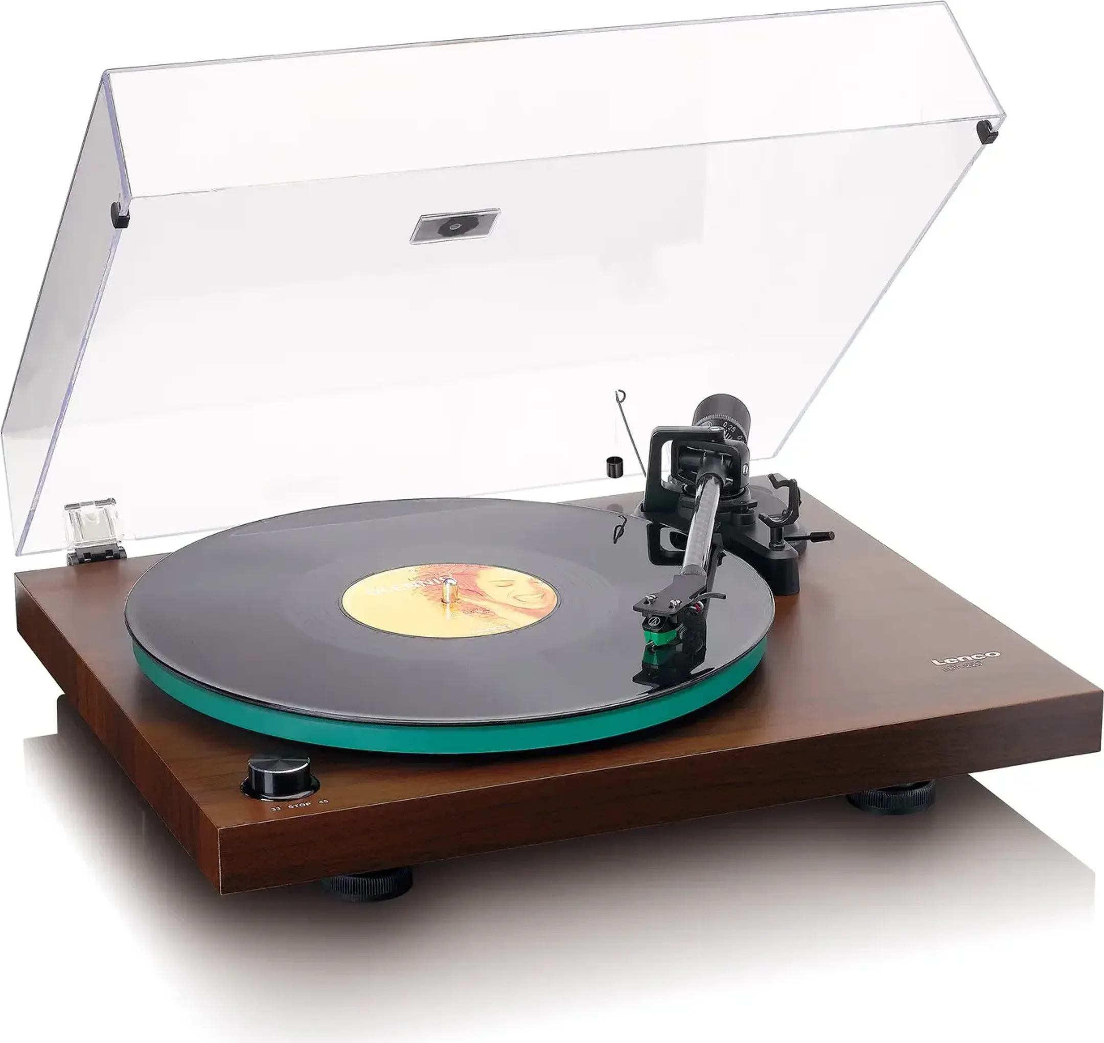 Lenco LBT-225WA platenspeler - Bruin image