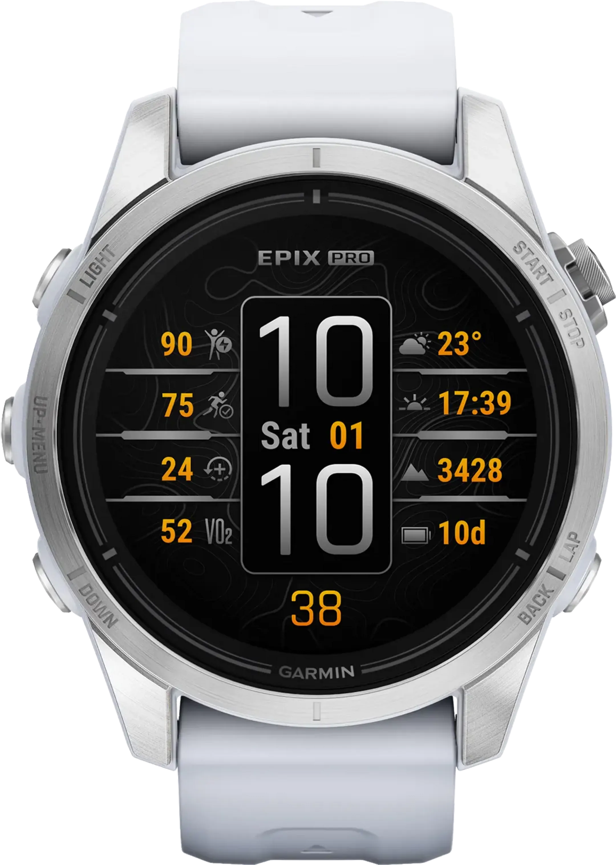 epix Pro (Gen 2) - Standard Edition 42mm Silver/White