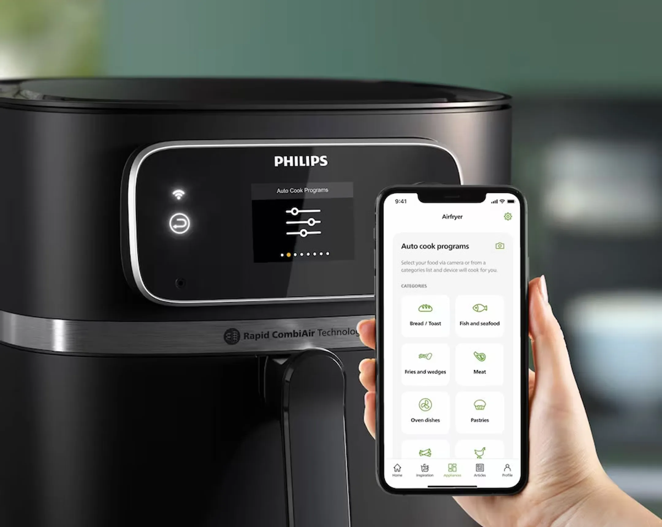 Philips Airfryer Combi XXL 7000 series HD9880/90 image