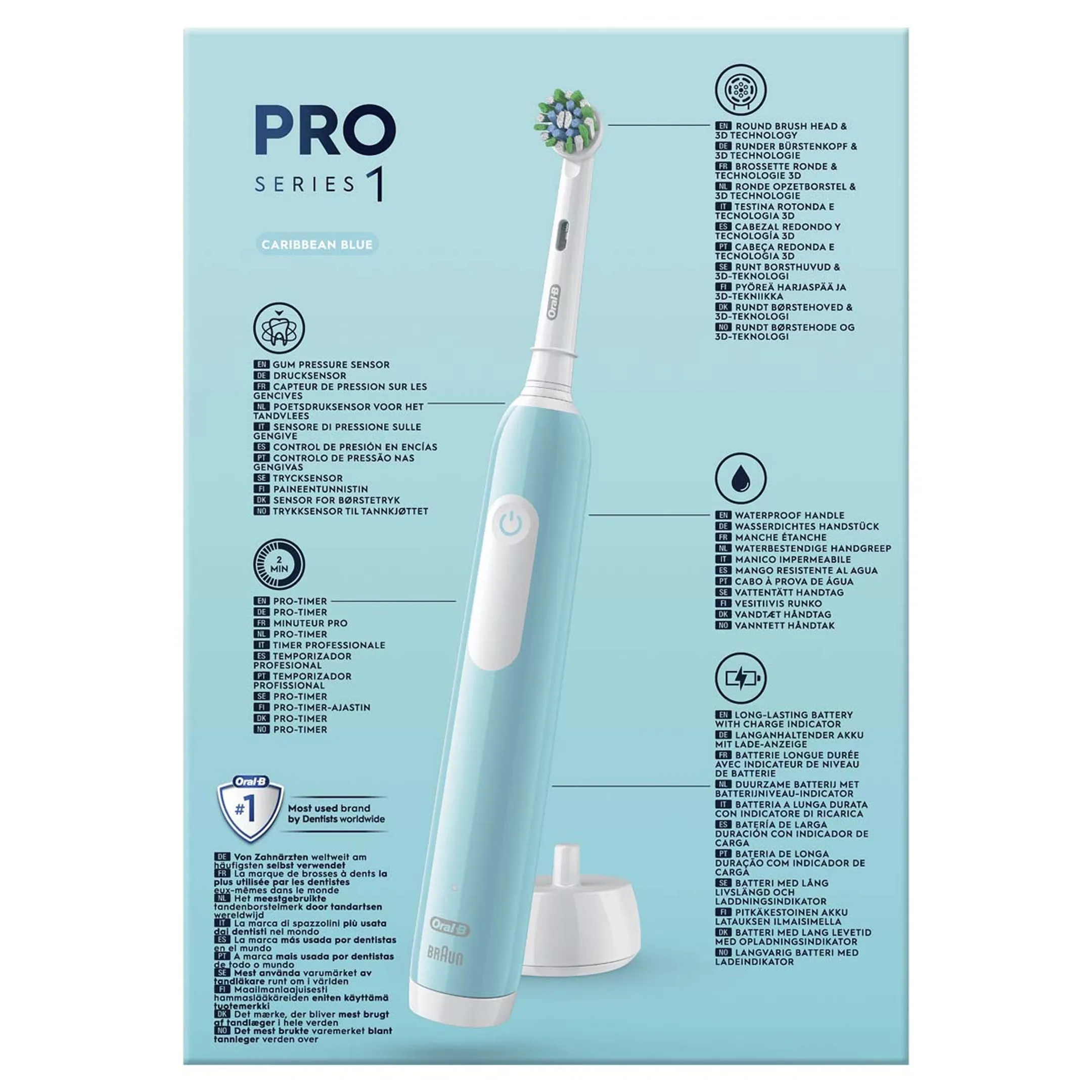 Oral-B Elektrische tandenborstel Pro Series - Blauw image