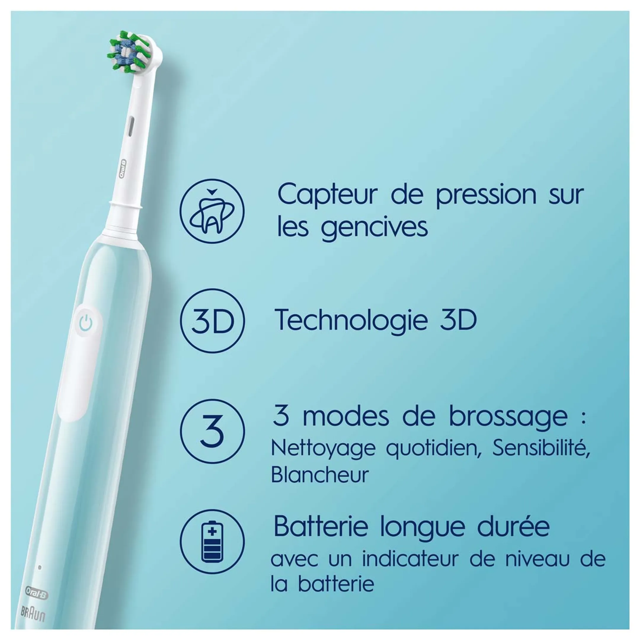 Oral-B Brosse À Dents électrique Pro Series 1 - Bleu image