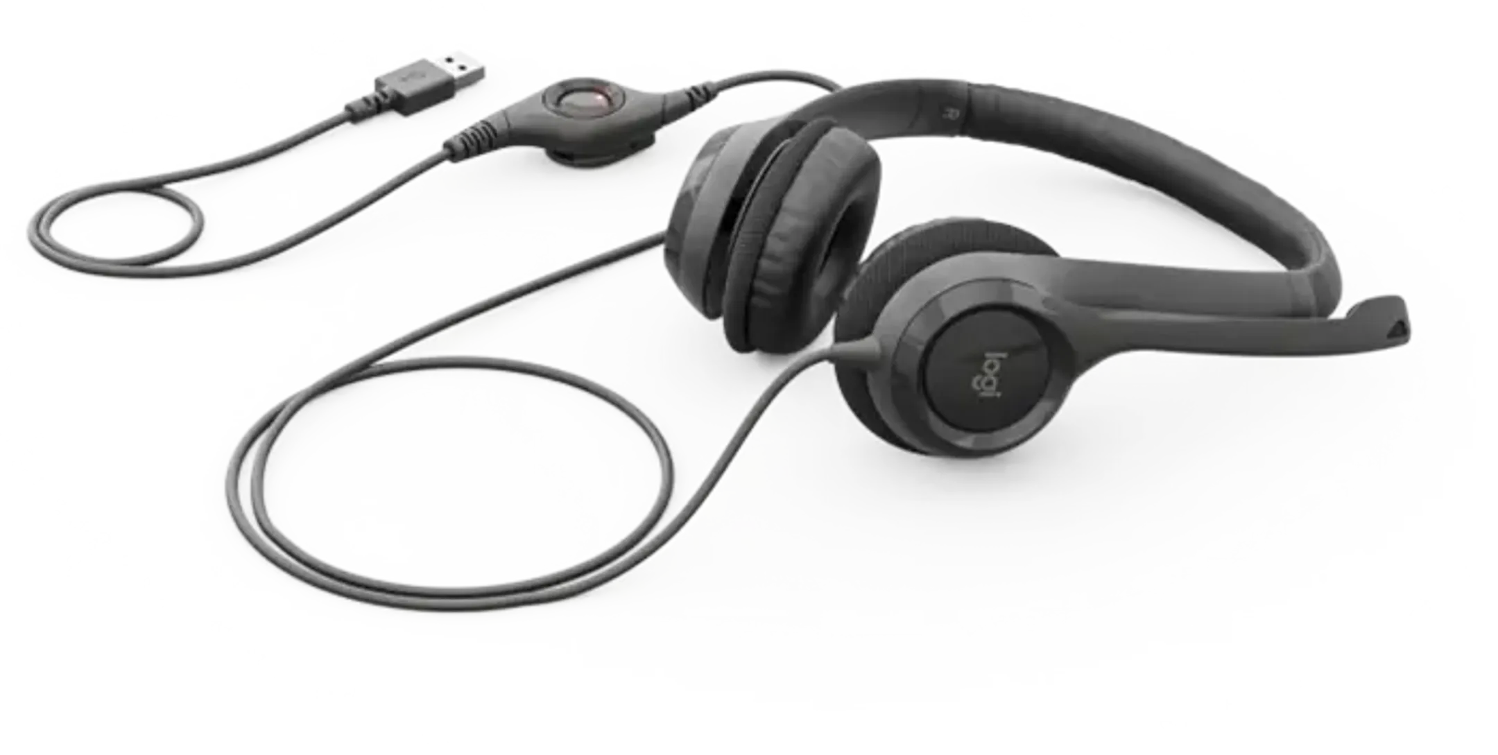 Logitech USB-koptelefoon H390 - Zwart image