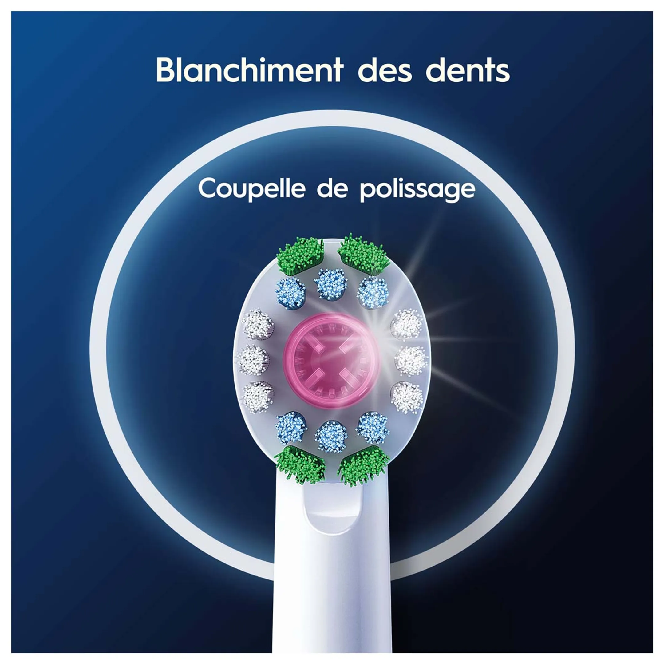 Oral-B Pro 3D White Brossettes Pour Brosse À Dents, 3 Unités image