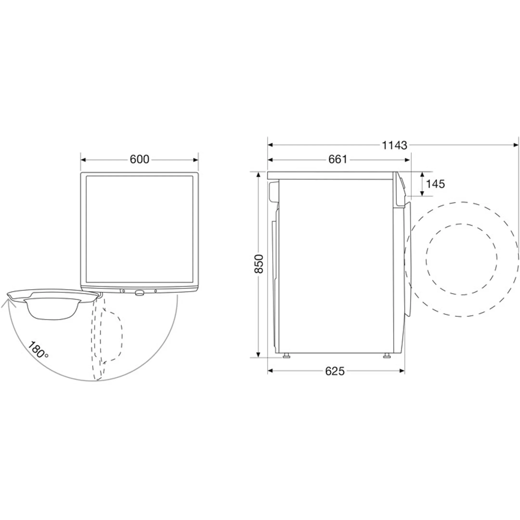 Hisense Droogkast DH5V13UW image