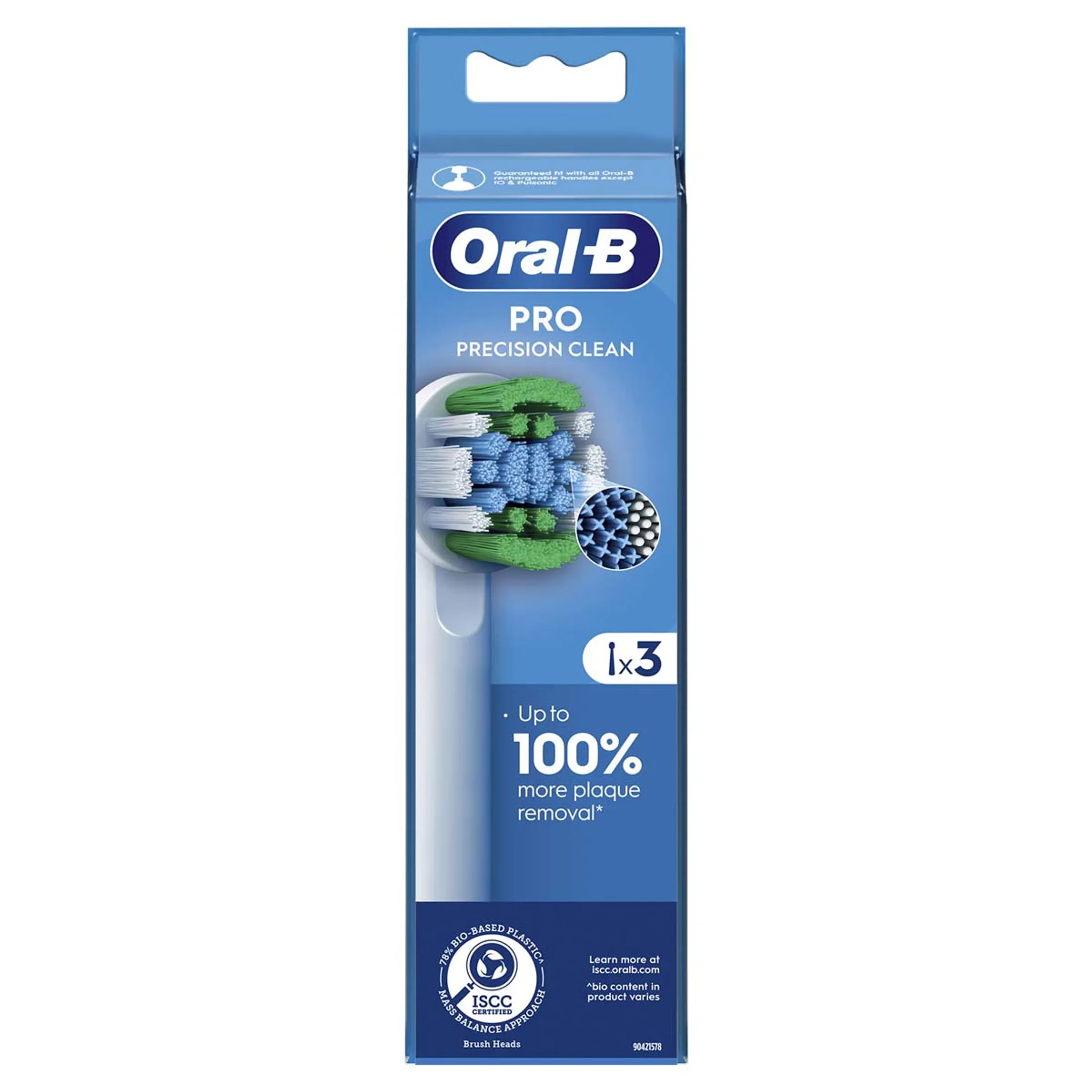 Oral-B Pro Precision Clean Opzetborstels, 3 Stuks image