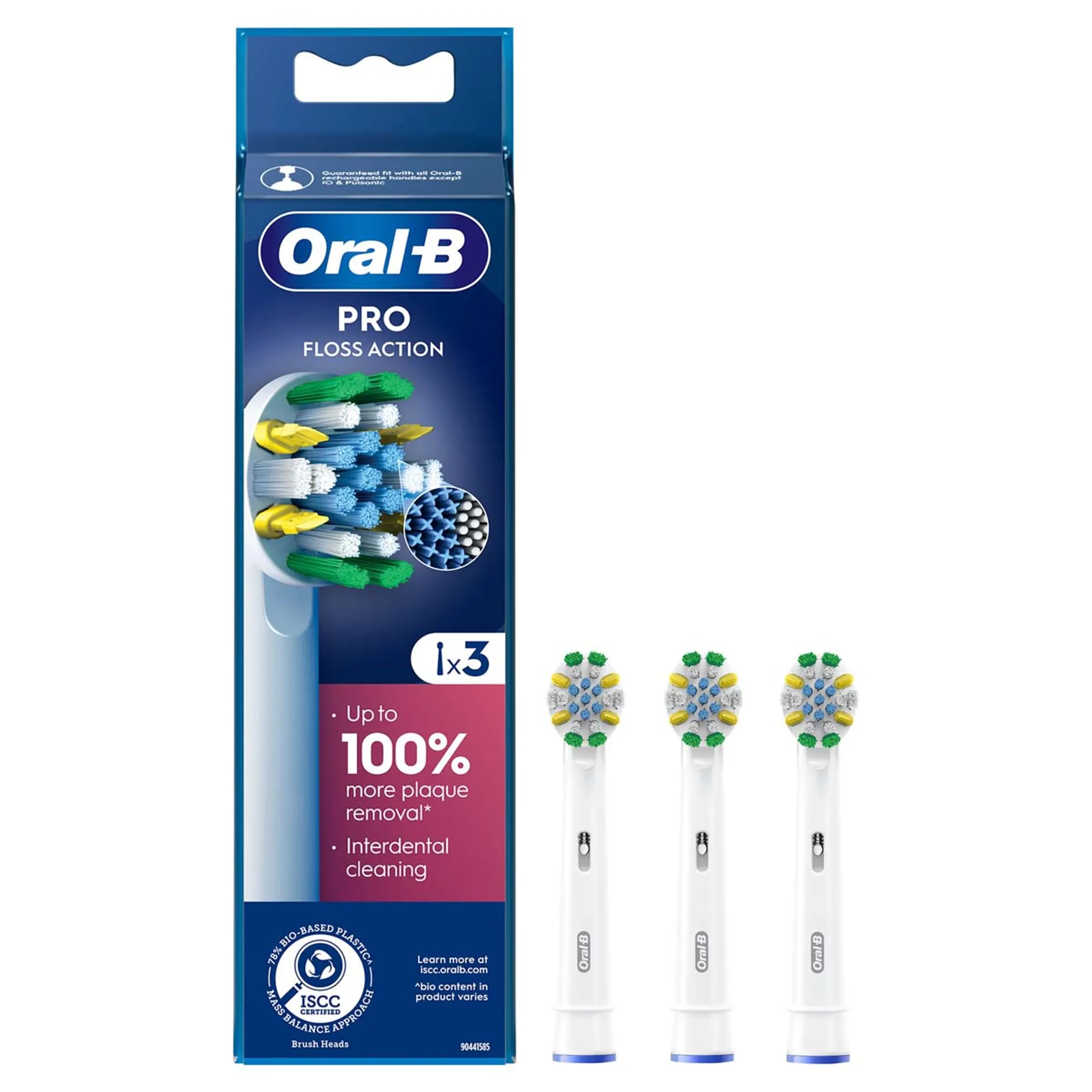 Pro Floss Action Brossettes Pour Brosse À Dents, 3 Unités
