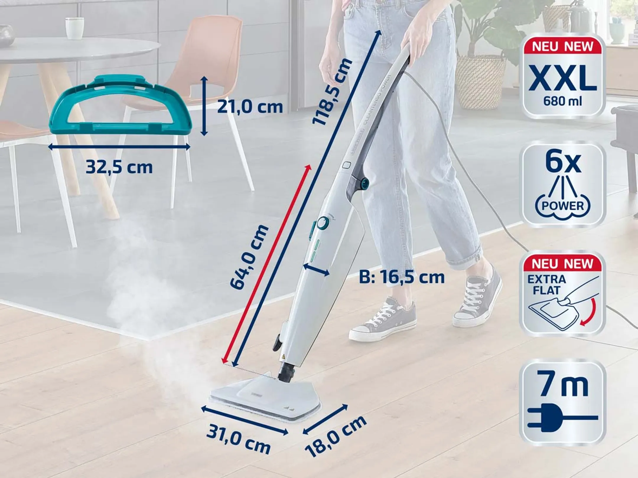 Leifheit Stoomreiniger Tenso Power 11940 image