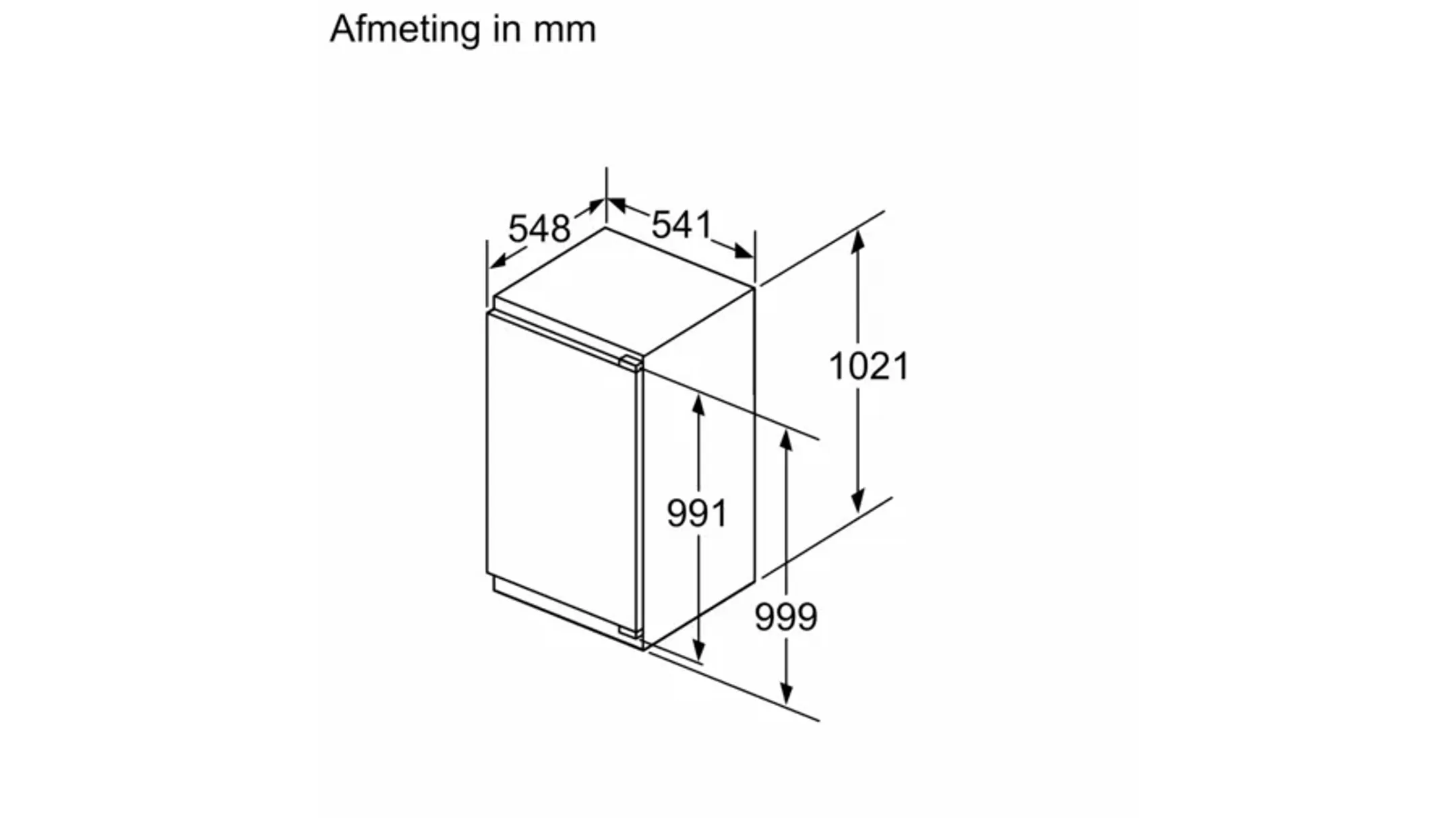 Siemens Frigo encastrable KI32LVFE0 iQ300 Supercooling 102 cm image