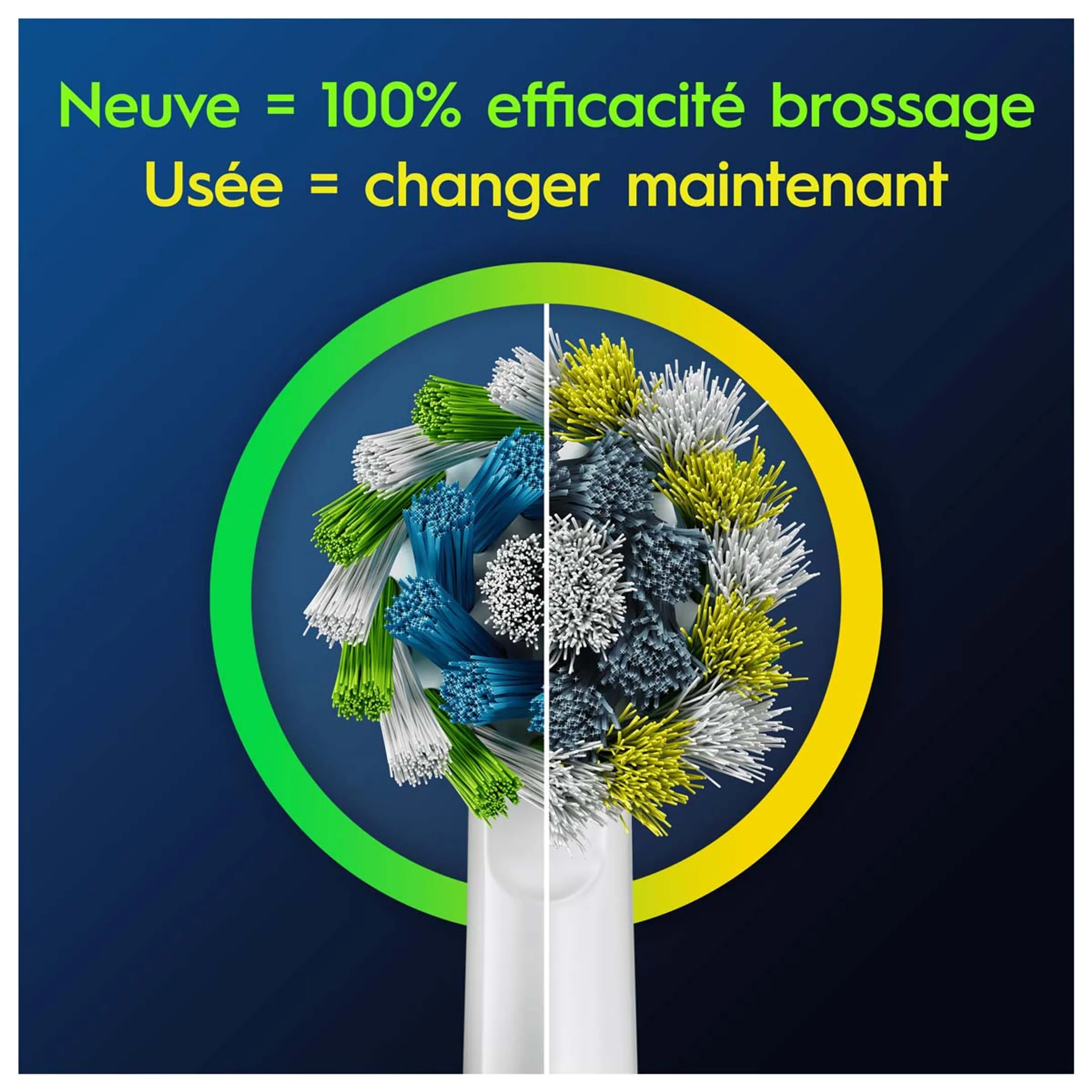 Oral-B Pro Cross Action Brossettes Pour Brosse À Dents, 3 Unités image