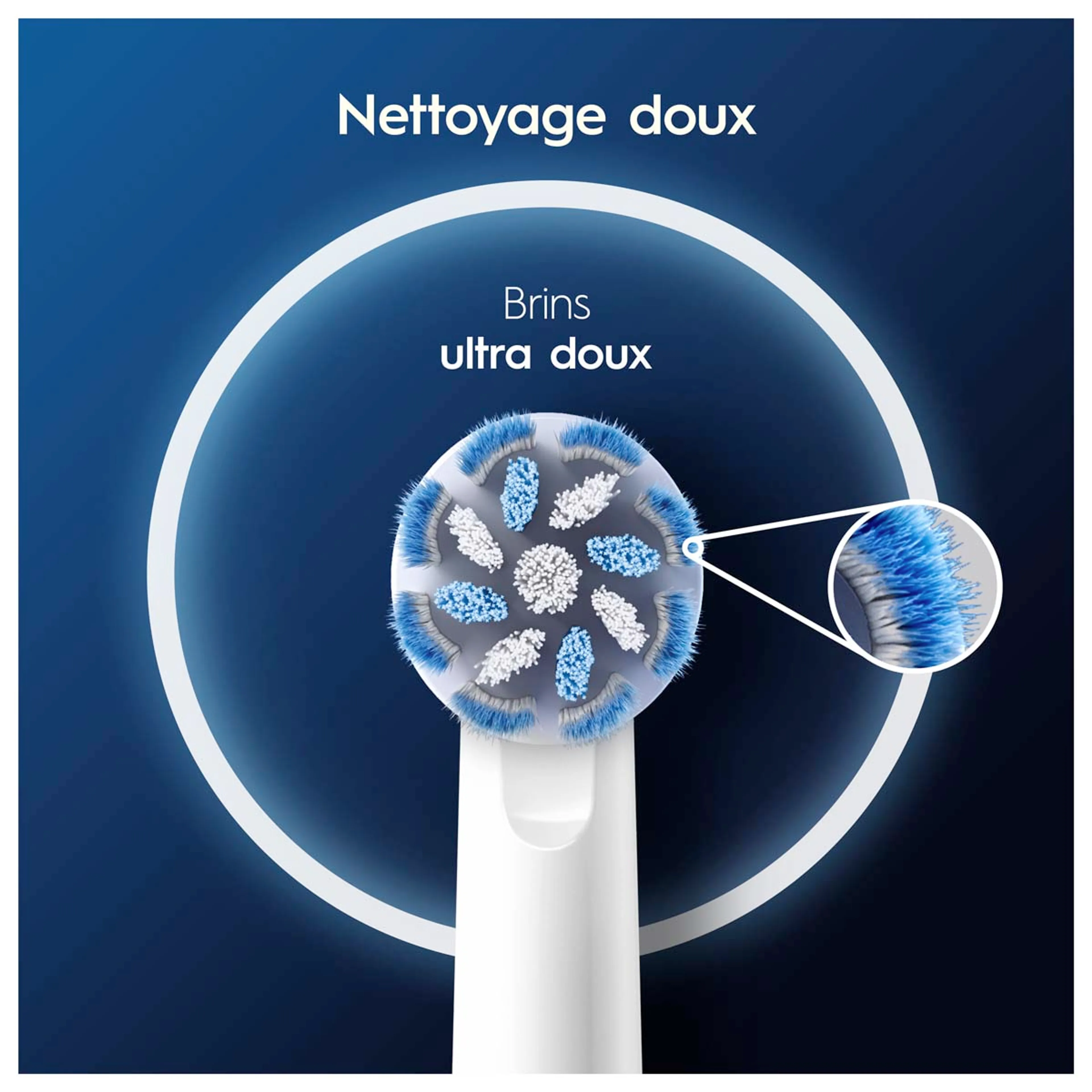 Oral-B Pro Sensitive Clean Brossettes Pour Brosse À Dents, 3 Unités image