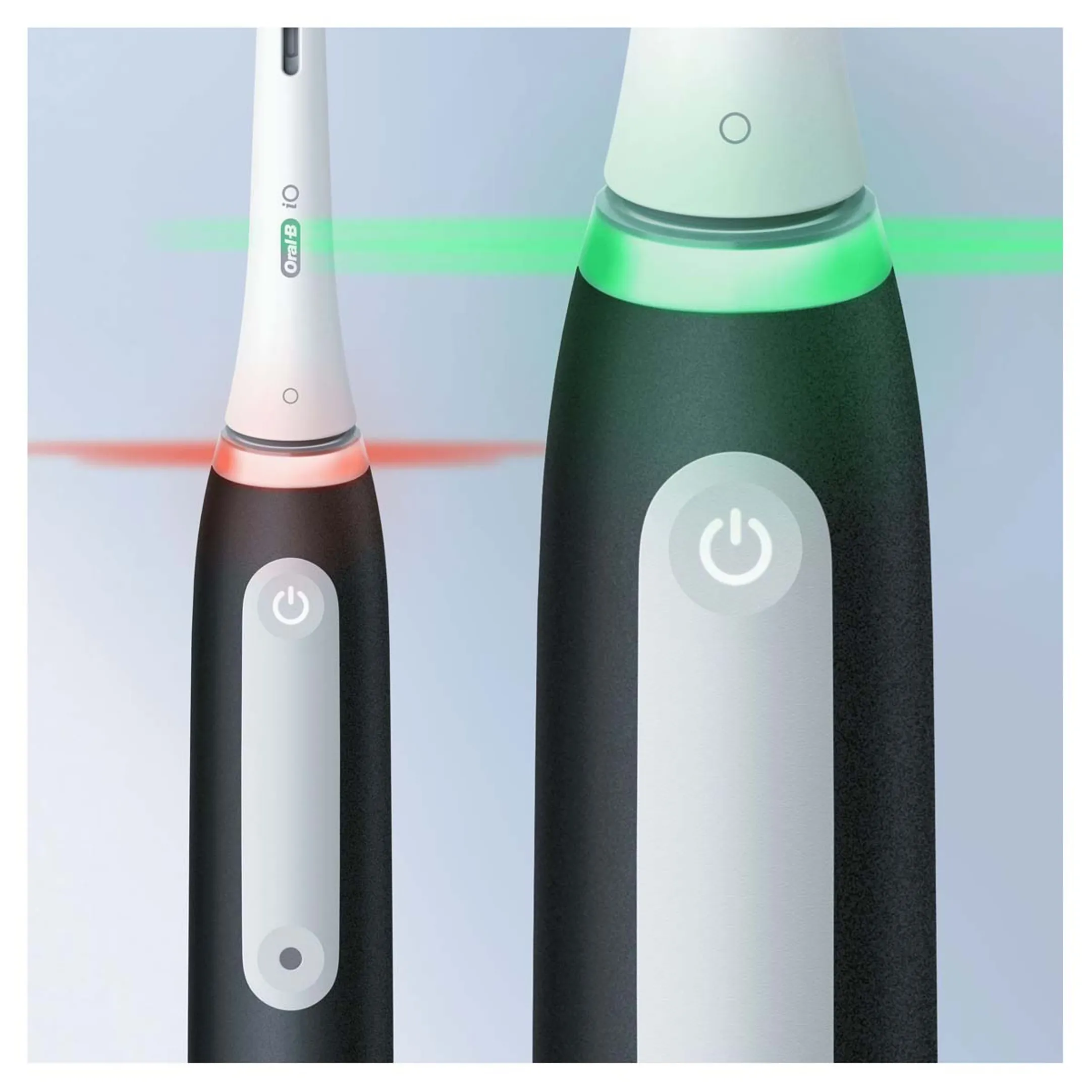 Oral-B Elektrische Tandenborstels iO3 Duo Zwart/Roze + Reisetui image