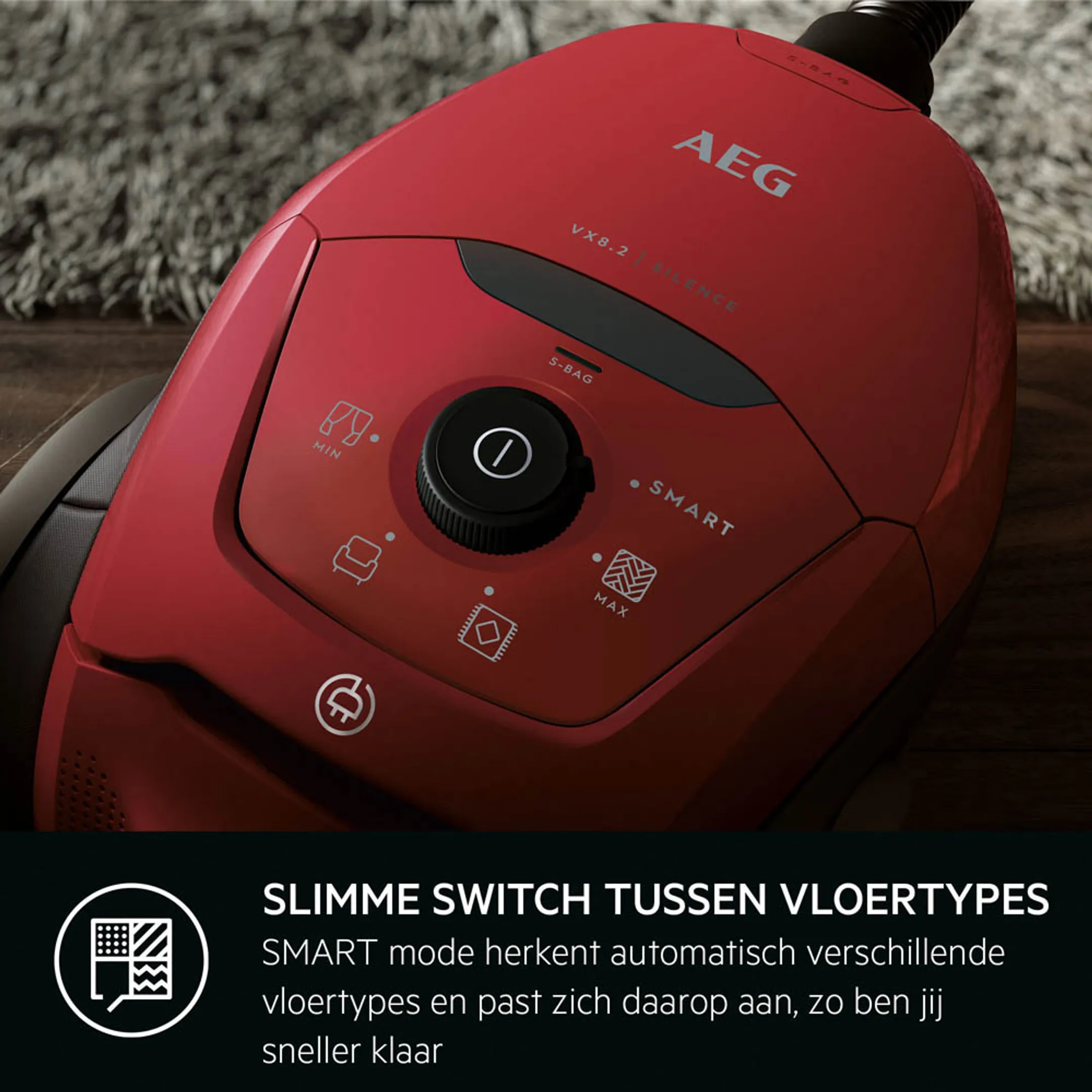 AEG Stofzuiger met zak VX82-1-2CR image