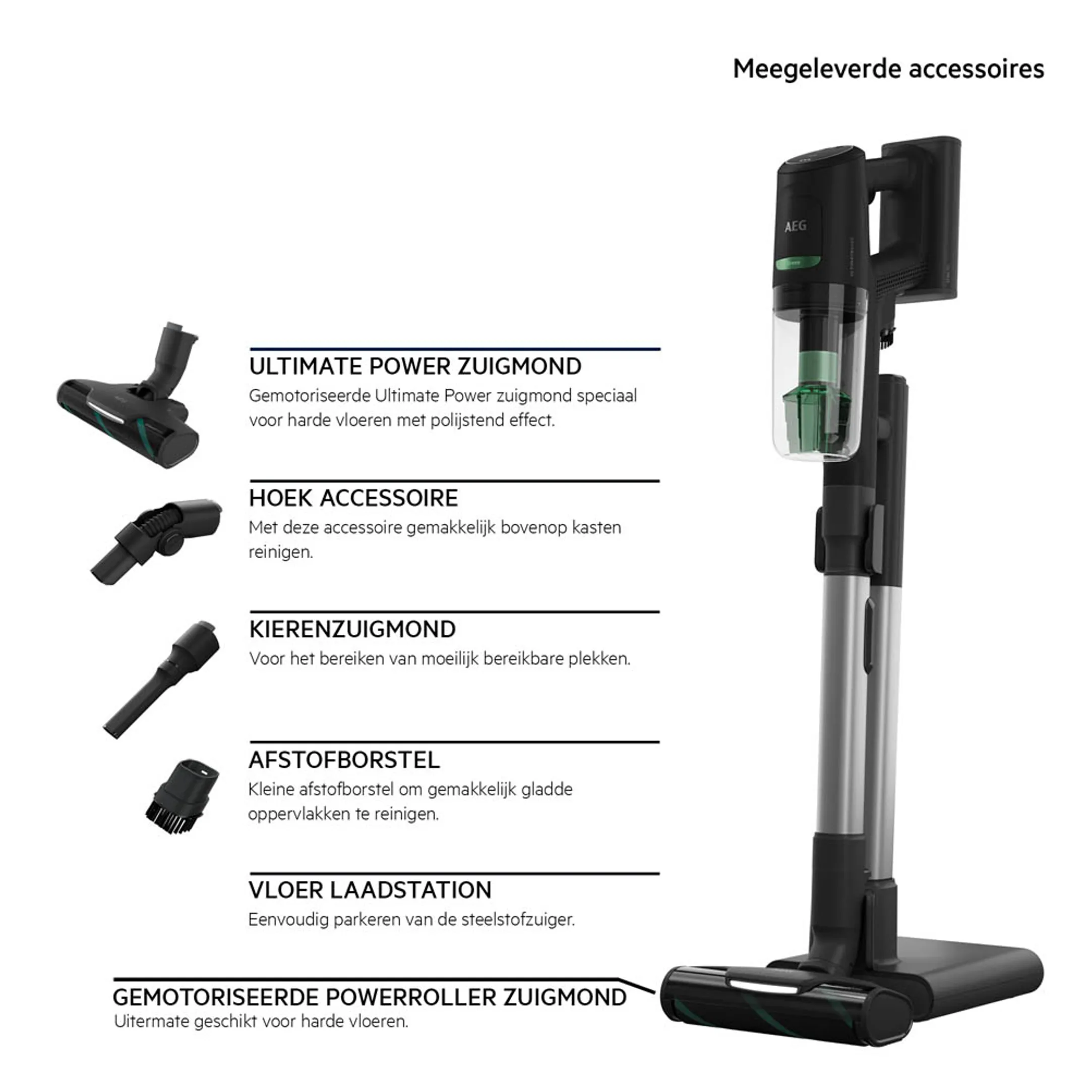 AEG Steelstofzuiger ULTIMATE 8000 AP81P25GRN image