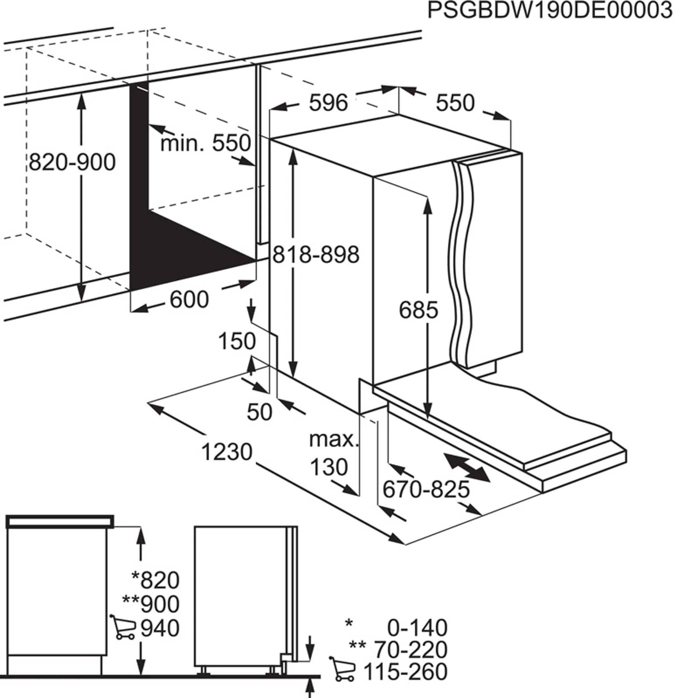 AEG Inbouw vaatwasser FSE74617P QuickSelect AirDry image