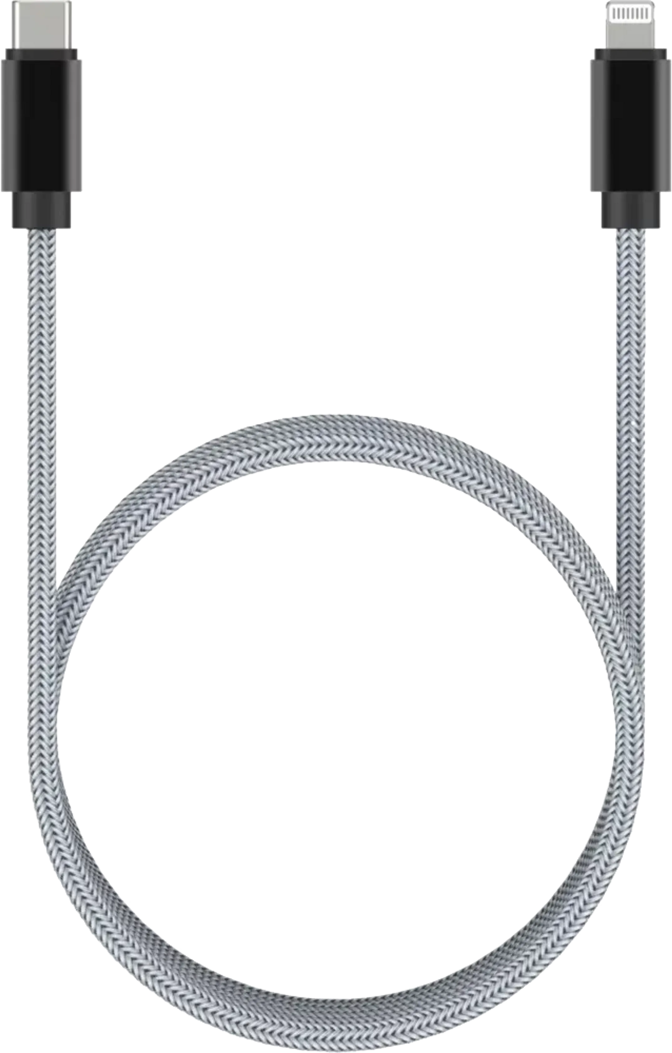 Lightning naar USB C-kabel - 2 m. - Grijs - Apple Certified