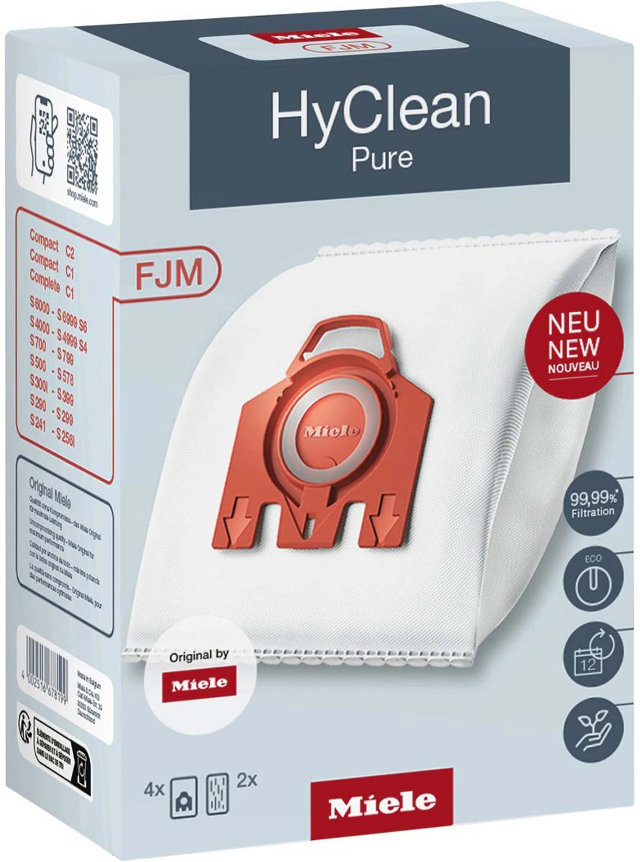 Sac aspirateur FJM HyClean Pure