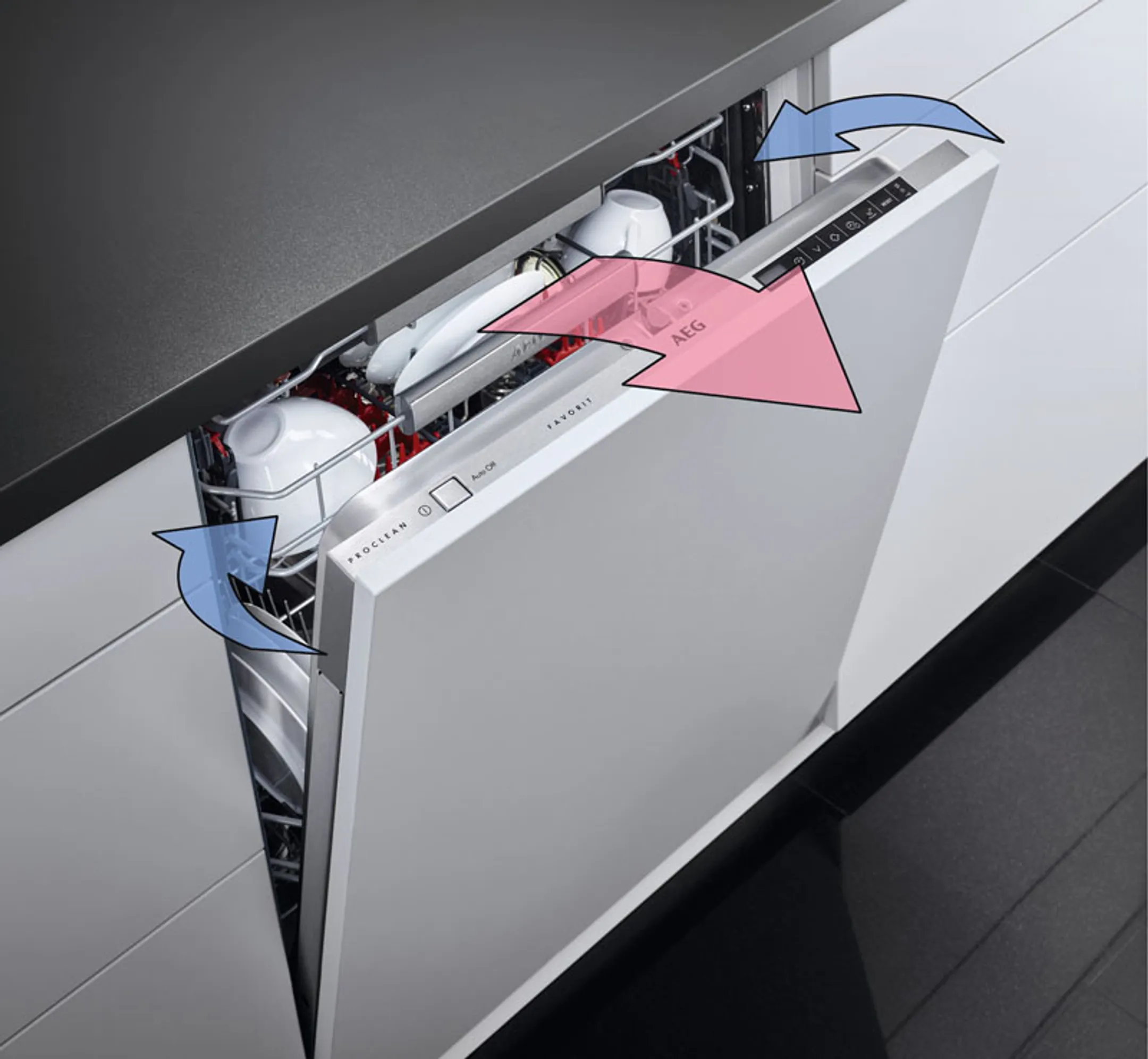 AEG Inbouw vaatwasser FSE74617P QuickSelect AirDry image