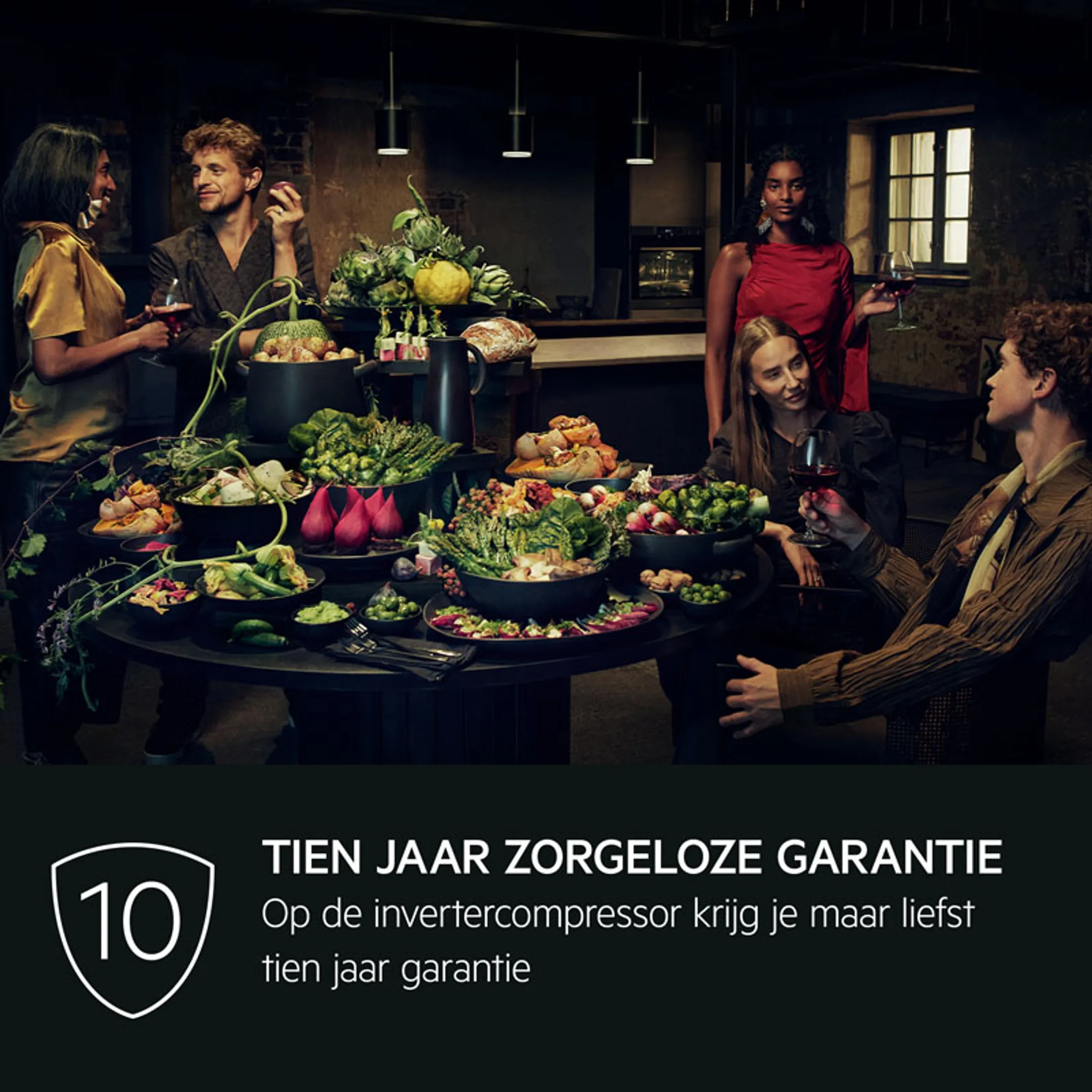 AEG Inbouw koelkast met diepvries TSC7G181DS image