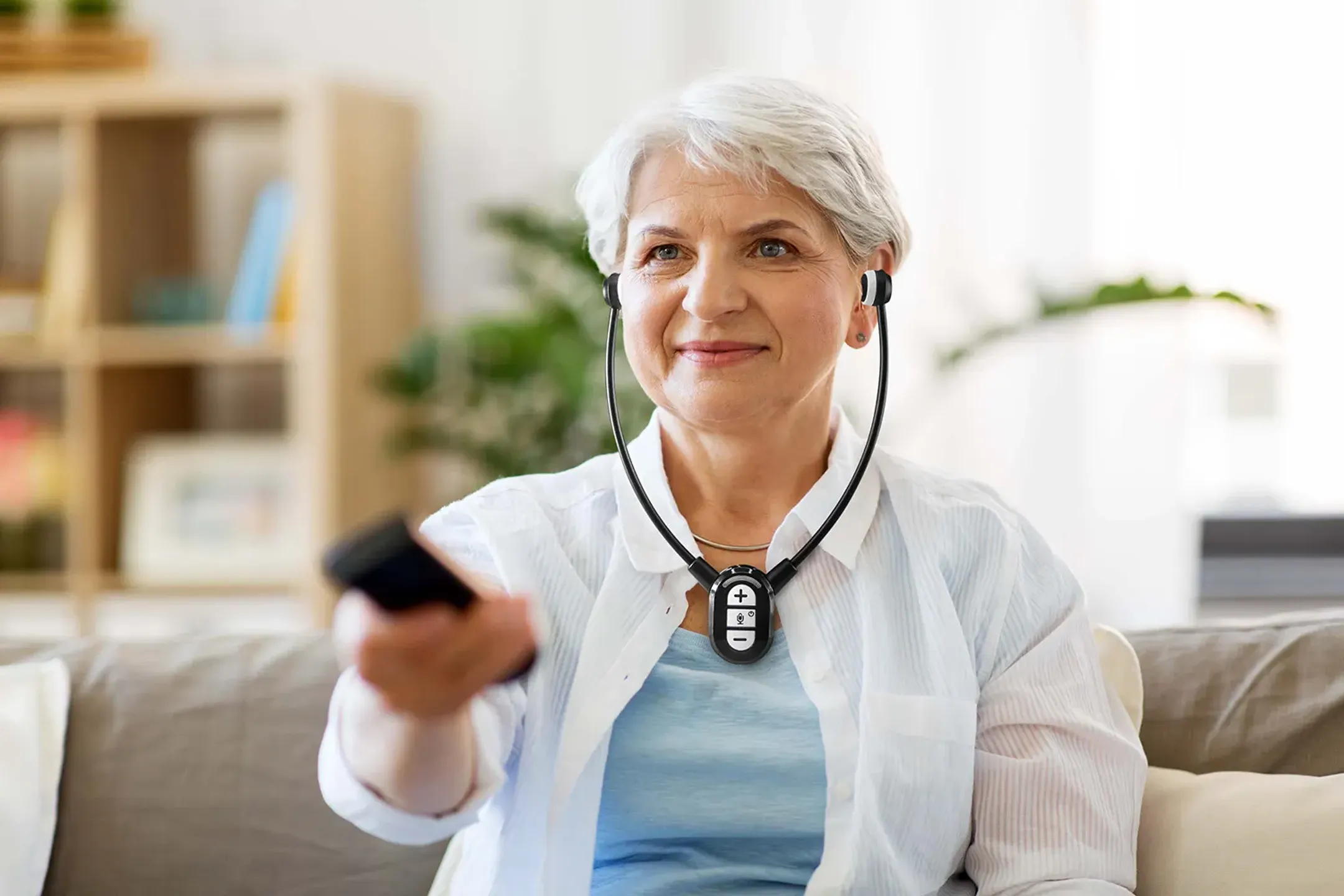 Geemarc TV headset CL7370 Opti Mono - Zwart image