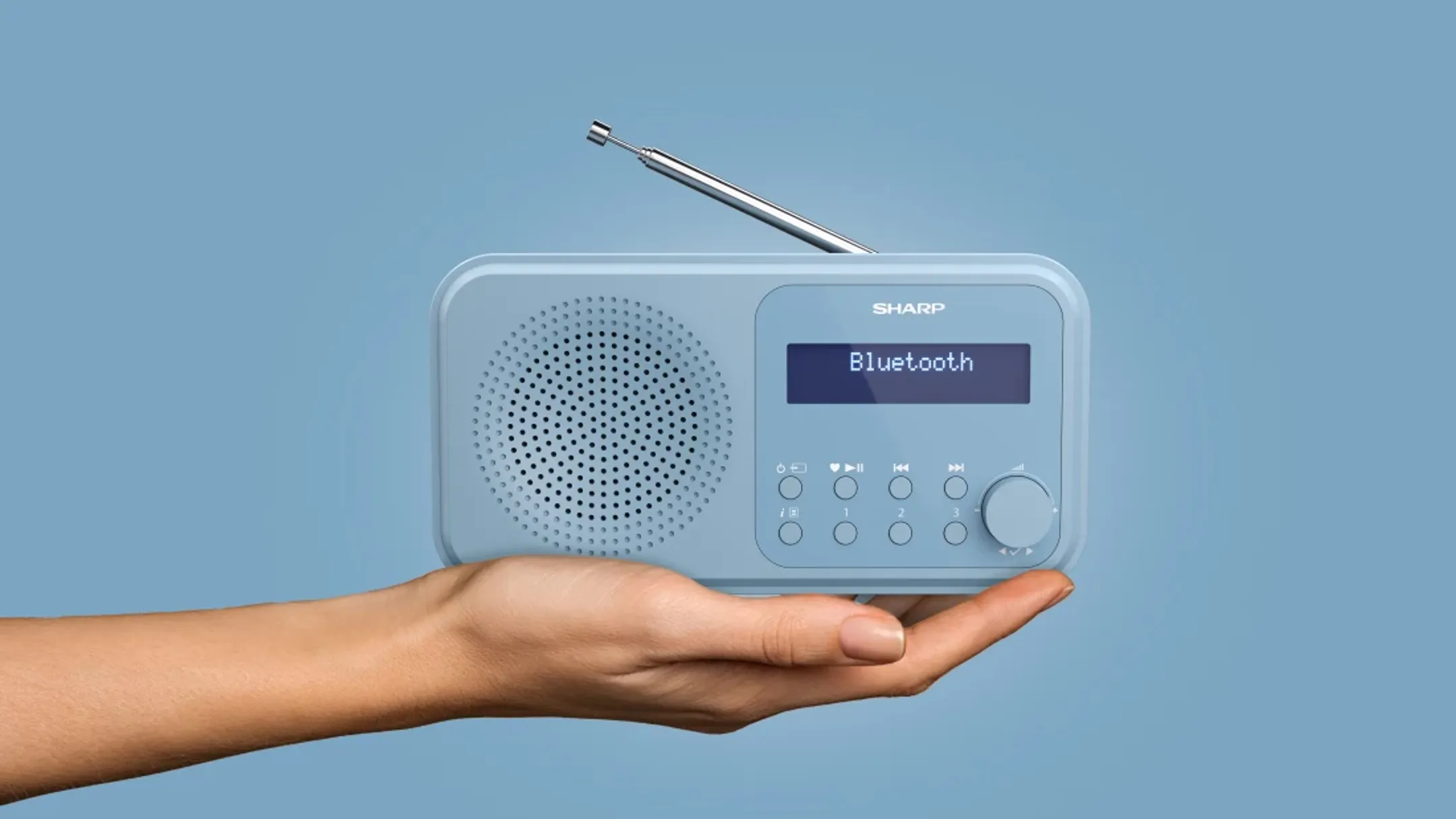 Sharp Radio DAB+ portable - Tokyo - DR-P420 - Bleu image