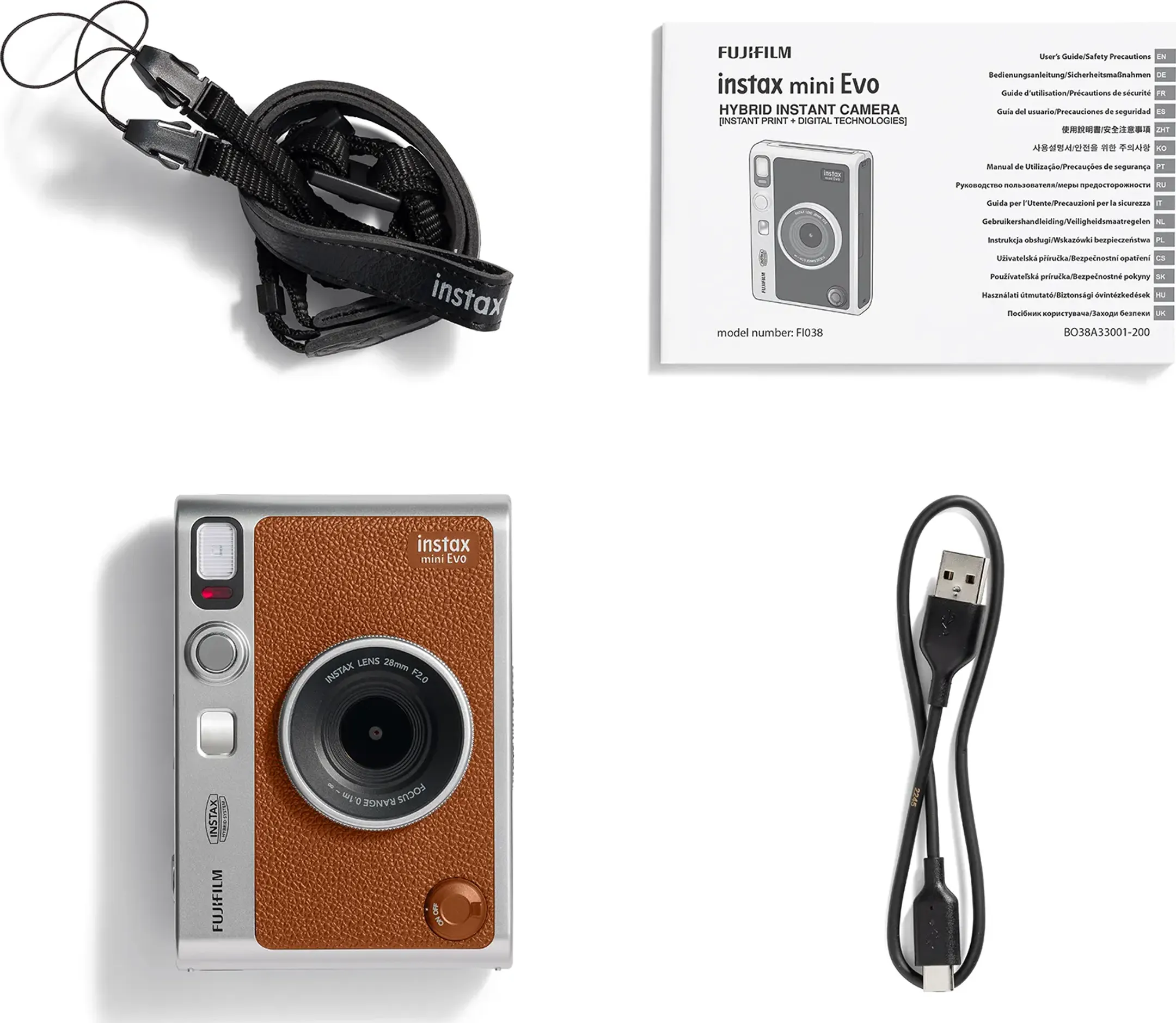 Fujifilm Instax mini Evo - Brun image