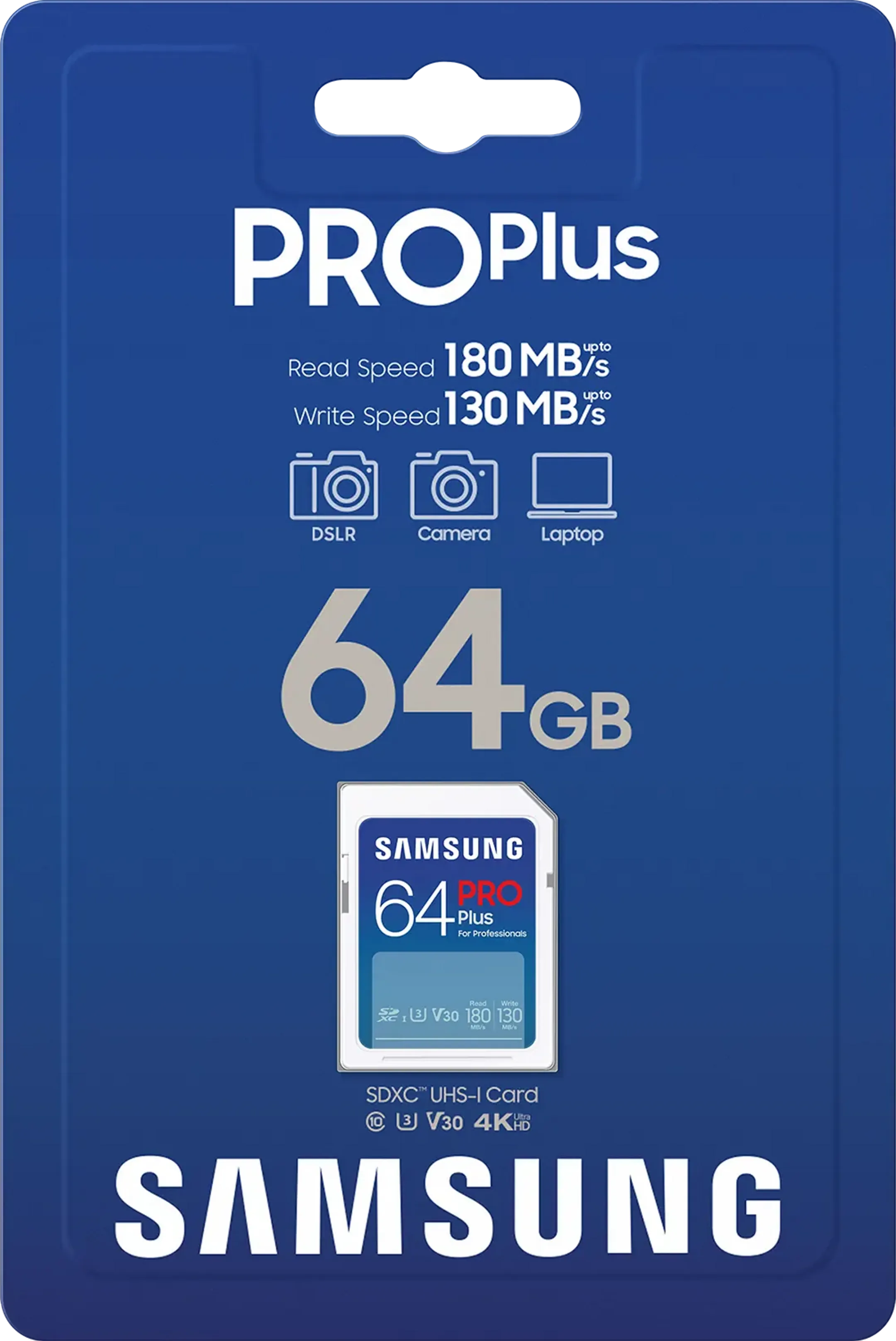 Samsung PRO Plus SDXC-kaart - 64 GB image