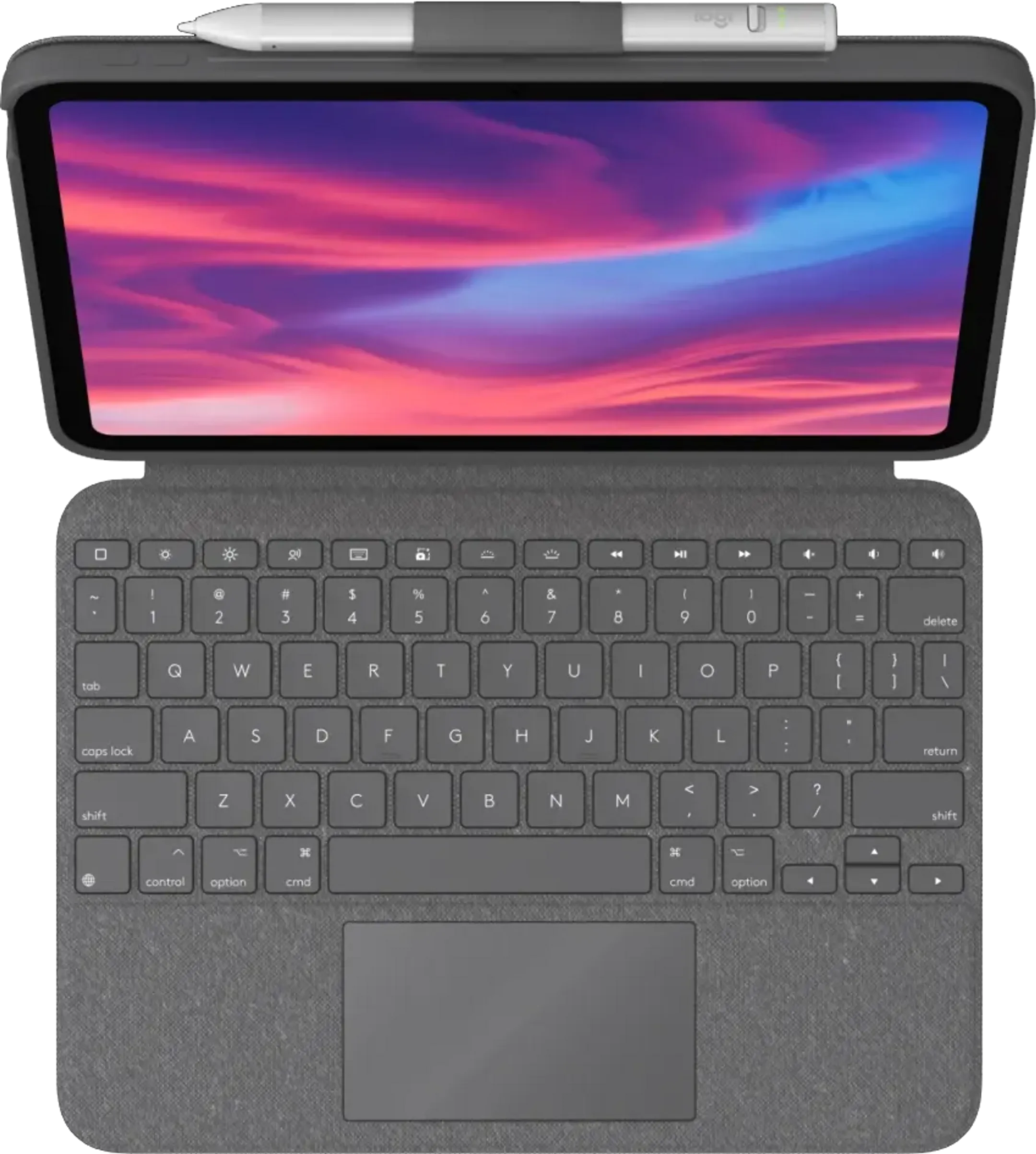 Logitech Étui clavier (Azerty FR) Combo Touch pour iPad (2022) - Gris image